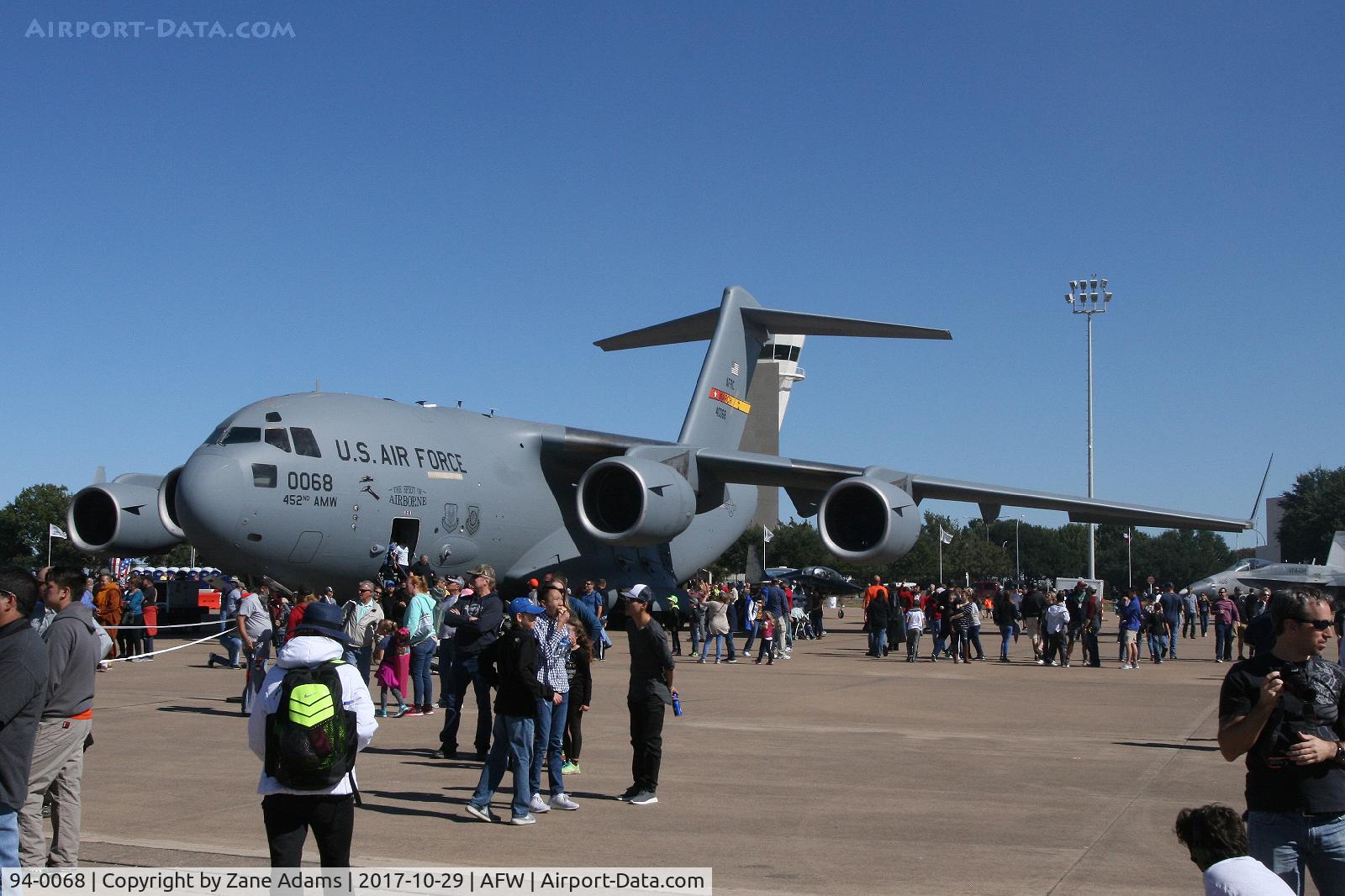 94-0068, 1994 McDonnell Douglas C-17A Globemaster III C/N 50028/F-27, At the 2019 Alliance Airshow