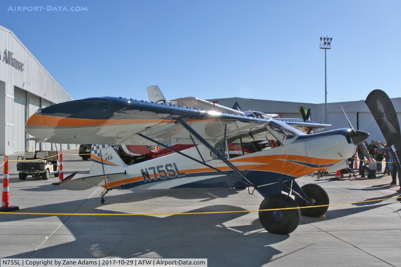 N75SL, 2017 American Legend AL18 C/N AL-1213, At the 2019 Alliance Airshow