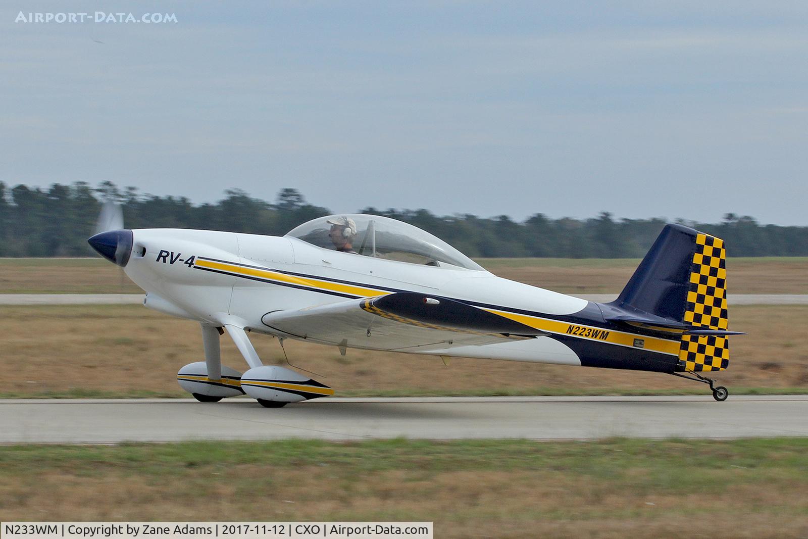 N233WM, 1978 Rockwell International 500-S C/N 3313, Conroe, Texas