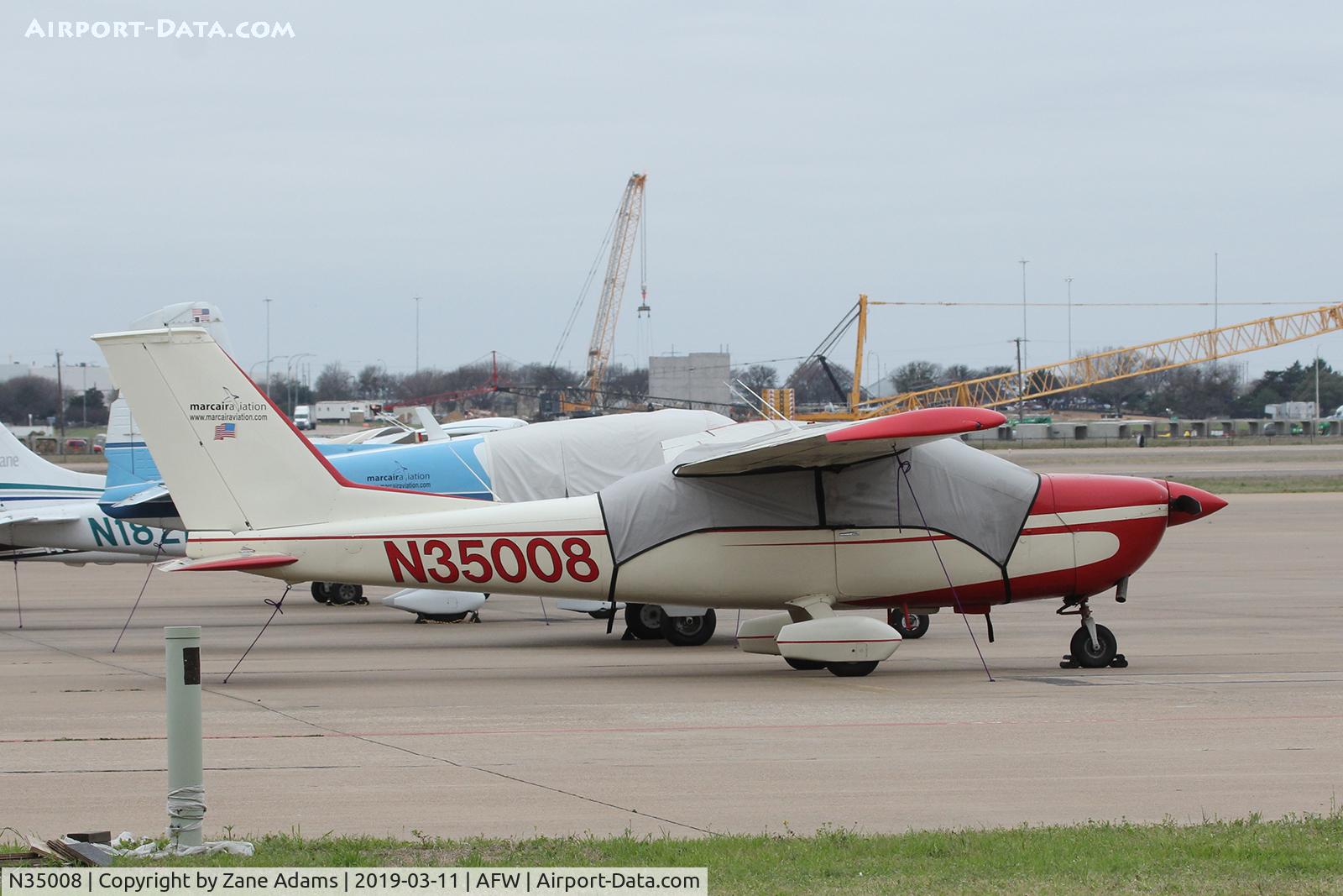 N35008, 1974 Cessna 177B Cardinal C/N 17702154, On the ramp at Alliance Airport