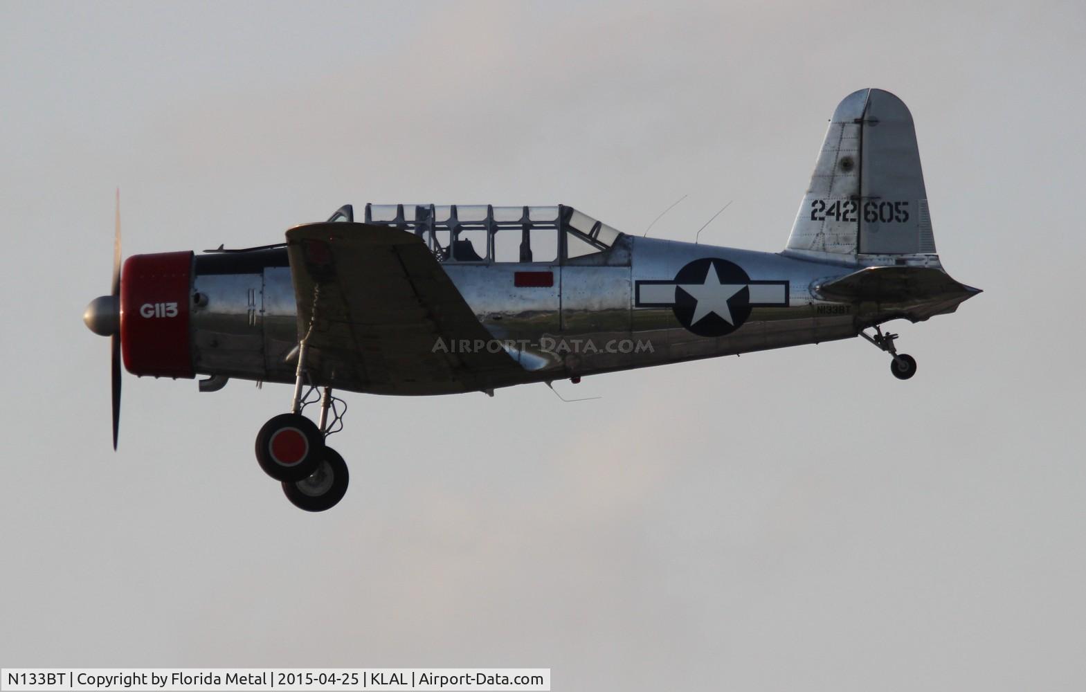 N133BT, 1943 Consolidated Vultee BT-13A C/N 9683, SNF 2015