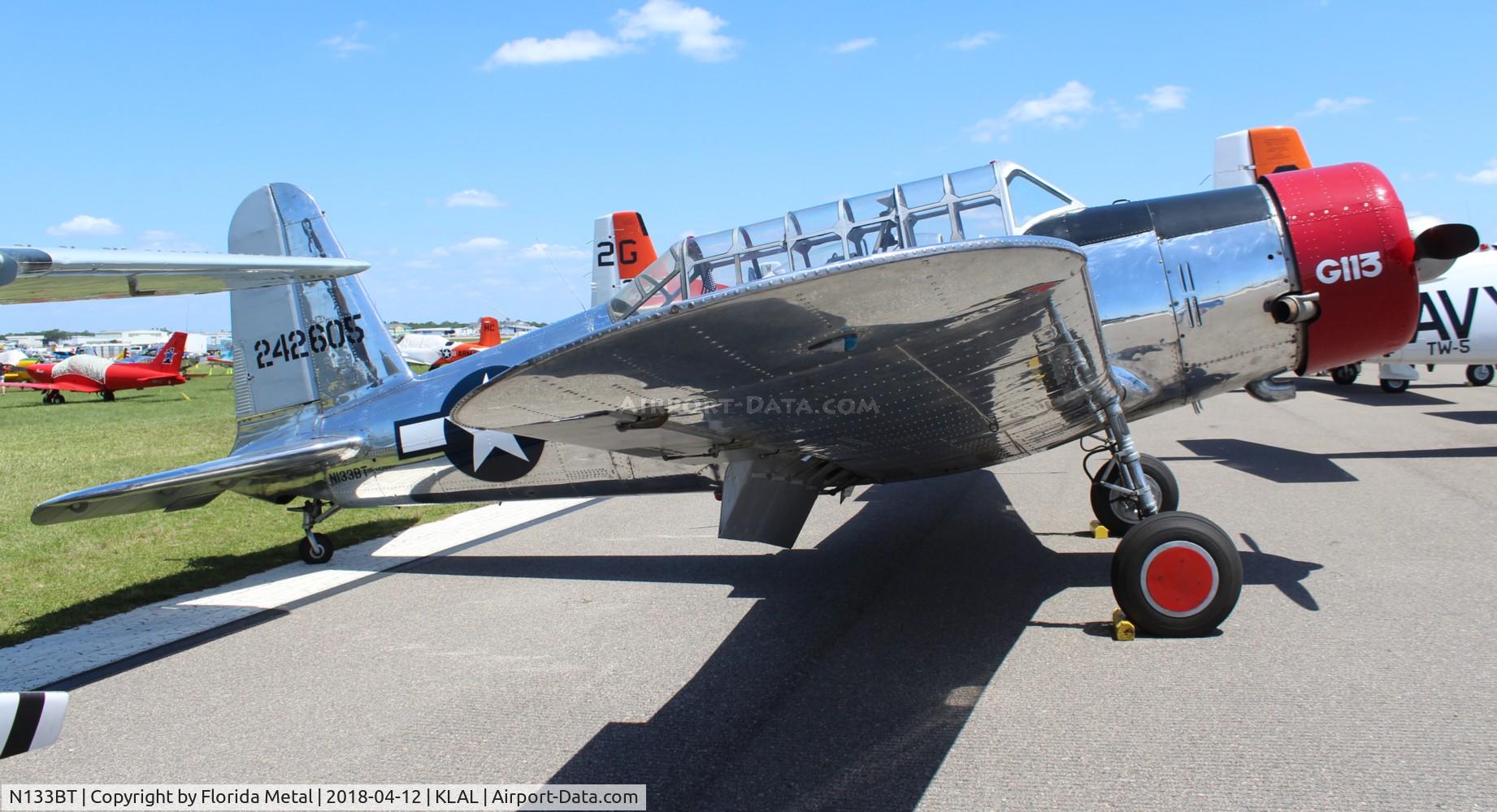 N133BT, 1943 Consolidated Vultee BT-13A C/N 9683, SNF 2018