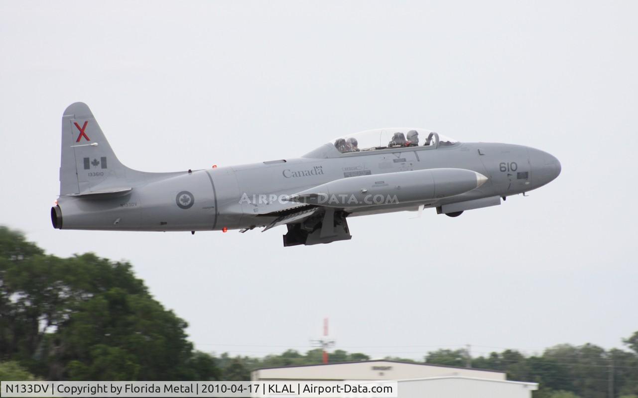 N133DV, 1959 Canadair CT-133 Silver Star 3 C/N T33-610, SNF 2010