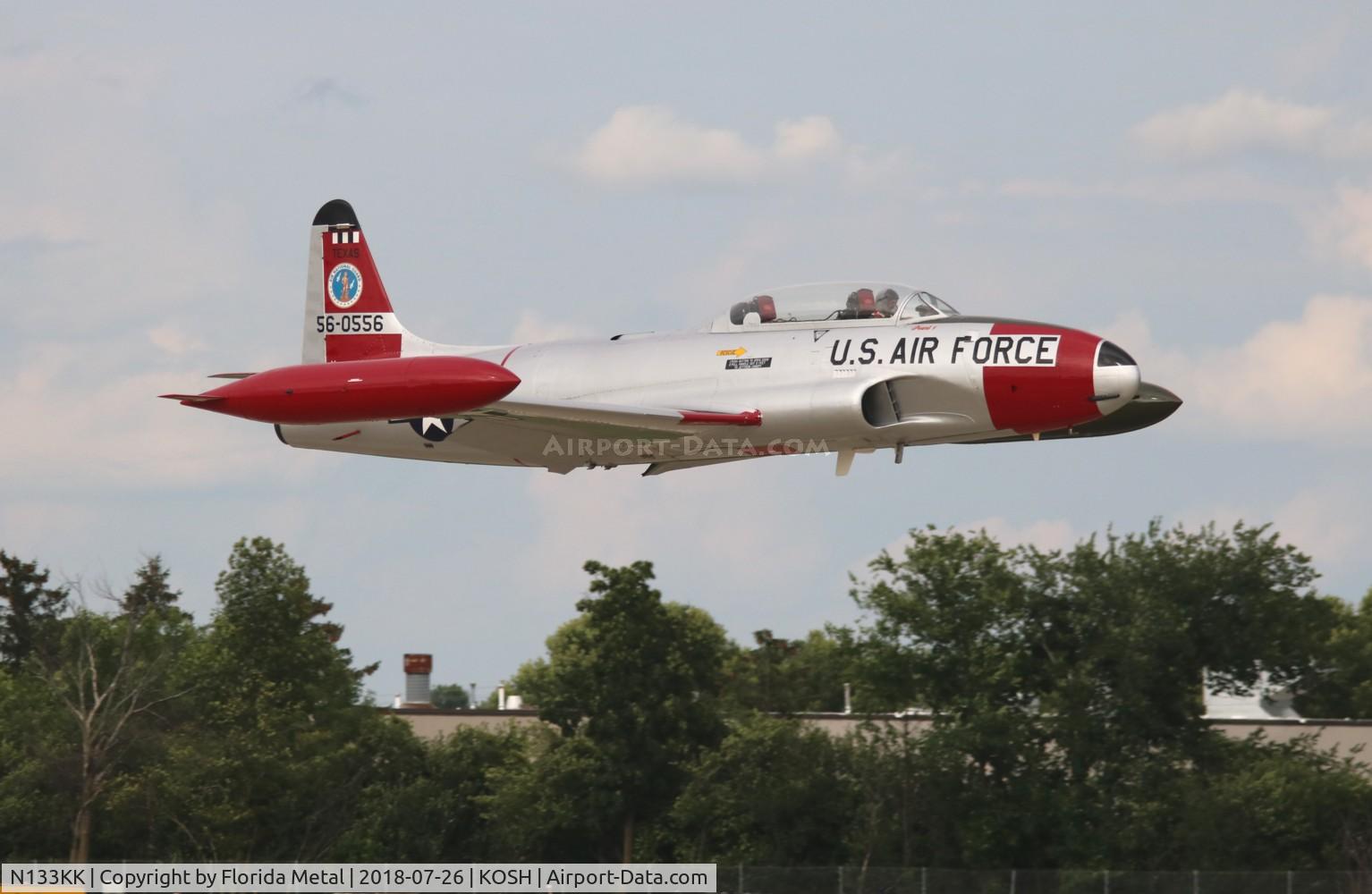 N133KK, Canadair T-33AN Silver Star 3 C/N T33-556, OSH 2018