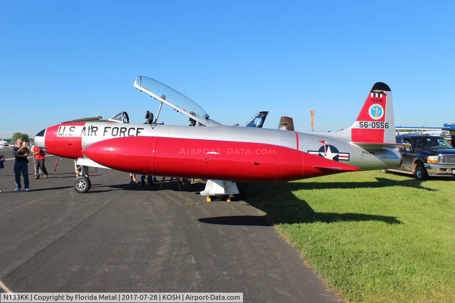 N133KK, Canadair T-33AN Silver Star 3 C/N T33-556, OSH 2017