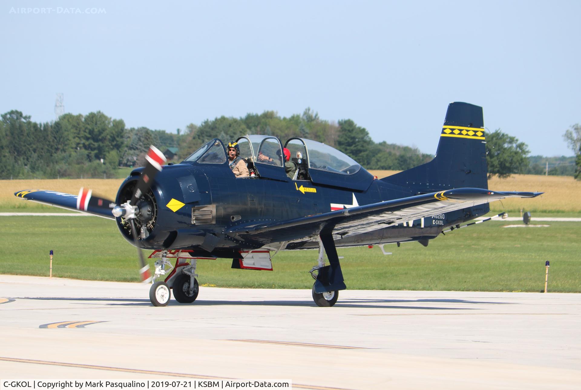 C-GKOL, 1957 North American T-28C Trojan C/N 252-23, North American T-28C
