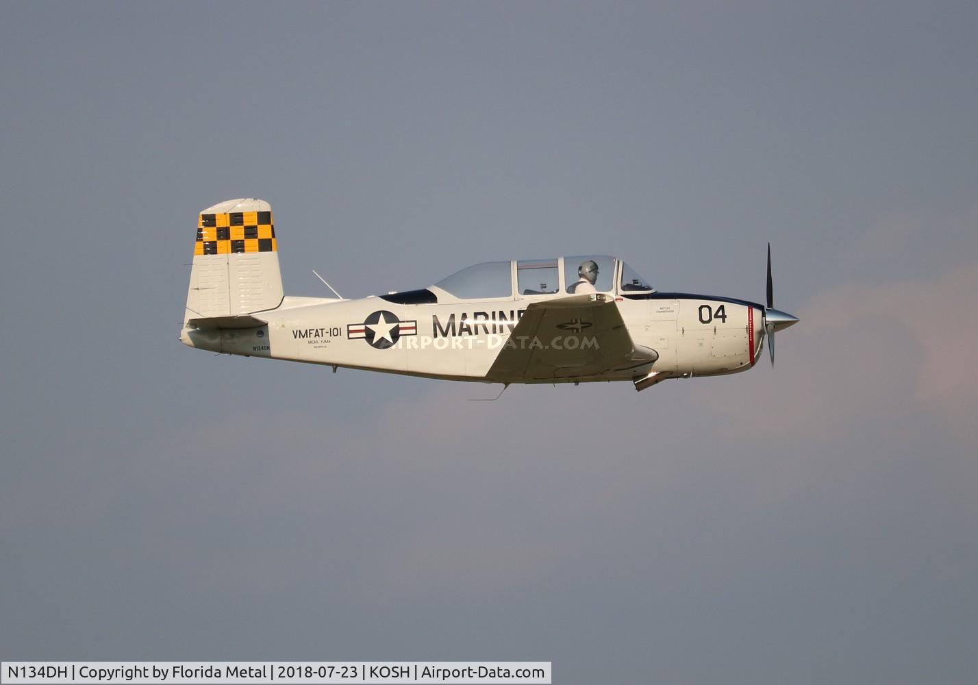 N134DH, 1953 Beech (CCF) T-34A (A45) Mentor C/N CCF34-78, OSH 2018