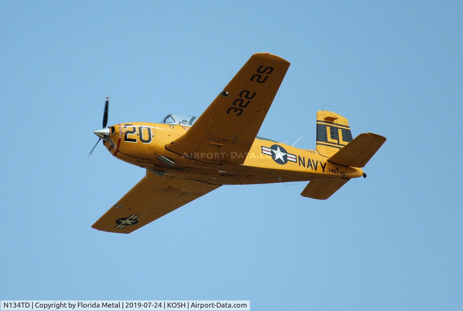 N134TD, Beech T-34B C/N BG-79, OSH 2019