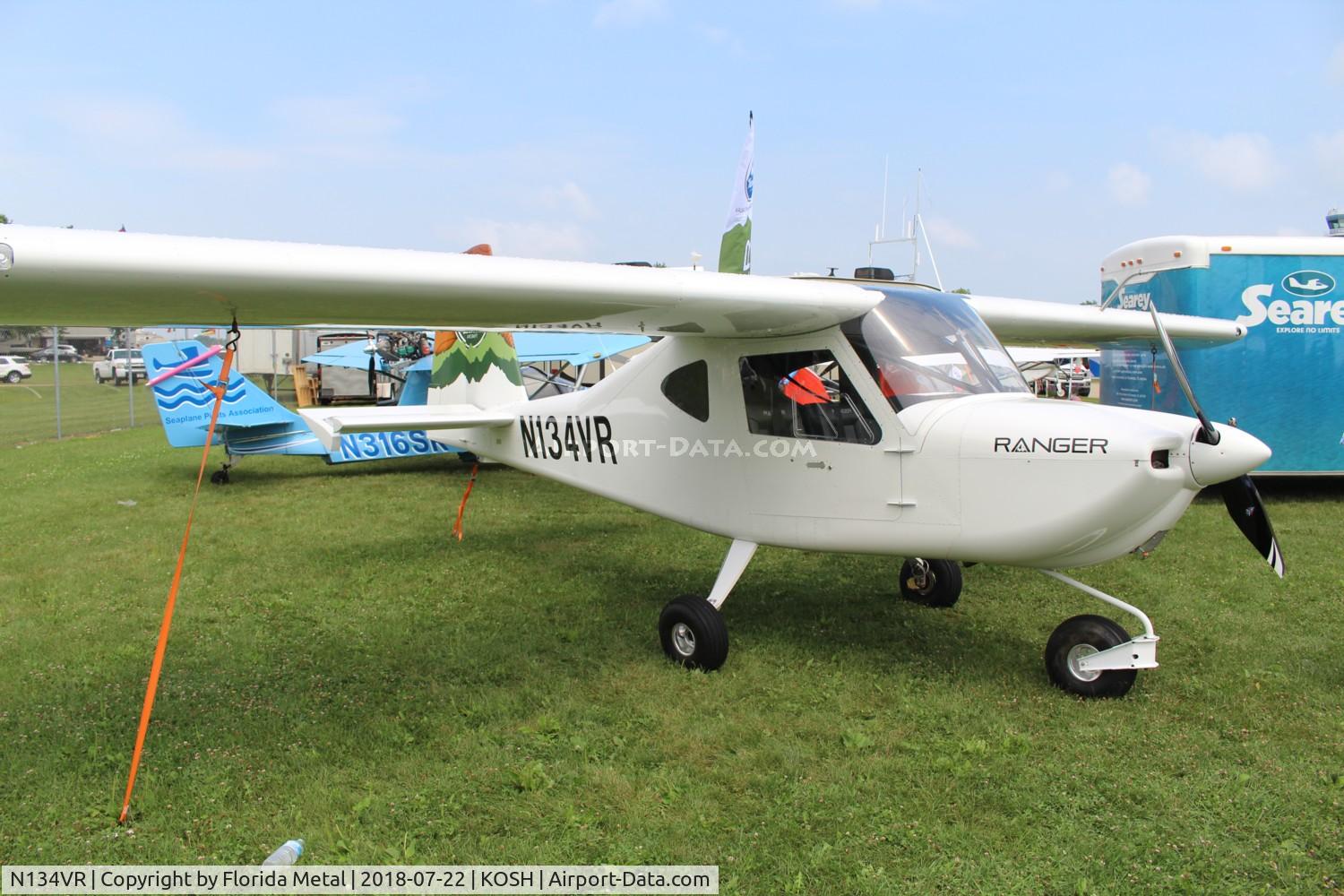 N134VR, 2018 Vashon Aircraft Ranger R7 C/N 10134, OSH 2018
