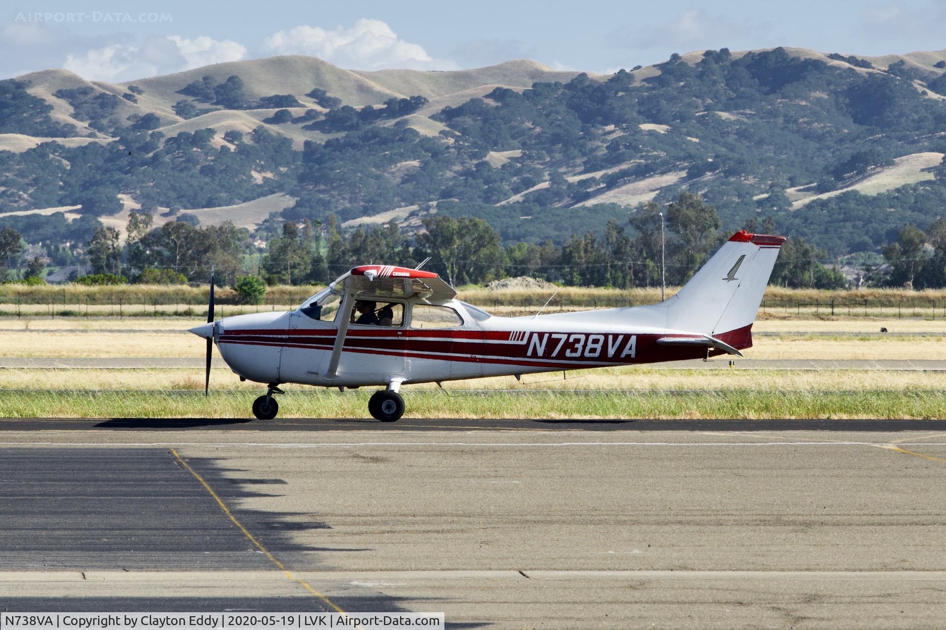 N738VA, 1978 Cessna 172N C/N 17270261, Livermore Airport California 2020.