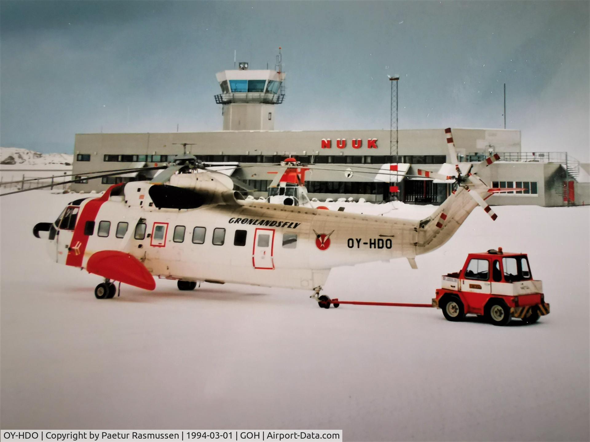 OY-HDO, 1974 Sikorsky S-61N C/N 61740, OY-HDO operated for Greenlandair, later Air greenland, 1993-2002 and was leased from Helicopterservice i NOrway