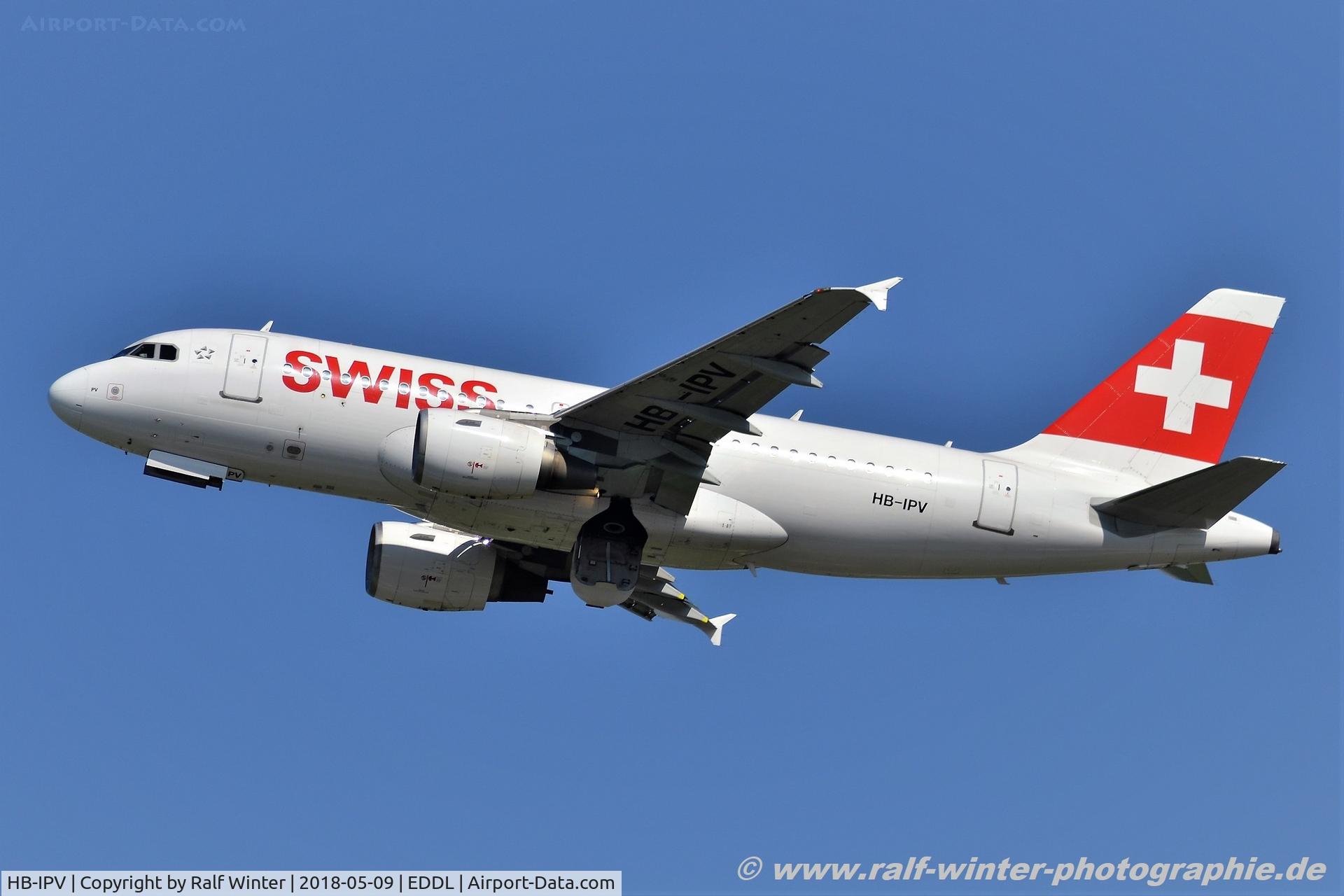 HB-IPV, 1996 Airbus A319-112 C/N 578, Airbus A319-112 - LX SWR Swiss International Air Lines 'Castelegns' - 578 - HB-IPV - 09.05.2018 - DUS