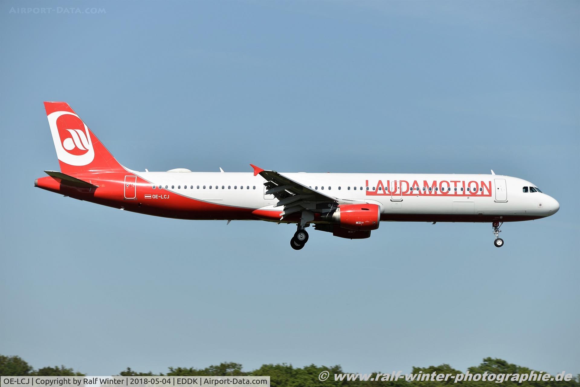OE-LCJ, 2012 Airbus A321-211 C/N 5126, Airbus A321-211 - OE LDM LaudaMotion - 5126 - OE-LCJ - 04.05.2018 - CGN