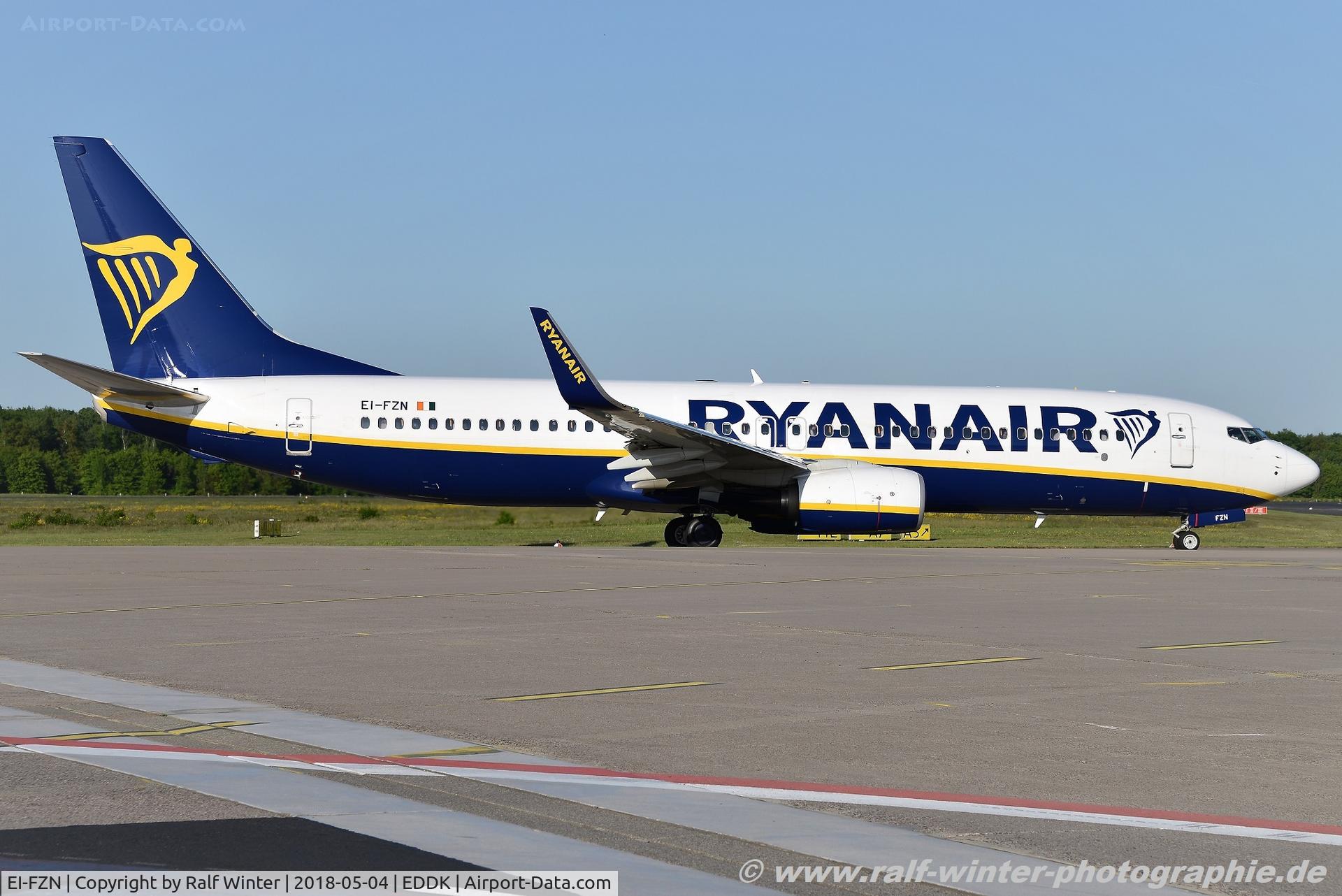 EI-FZN, 2017 Boeing 737-800 C/N 44786, Boeing 737-8AS(W) - FR RYR Ryanair - 44786 - EI-FZN - 04.05.2018 - CGN