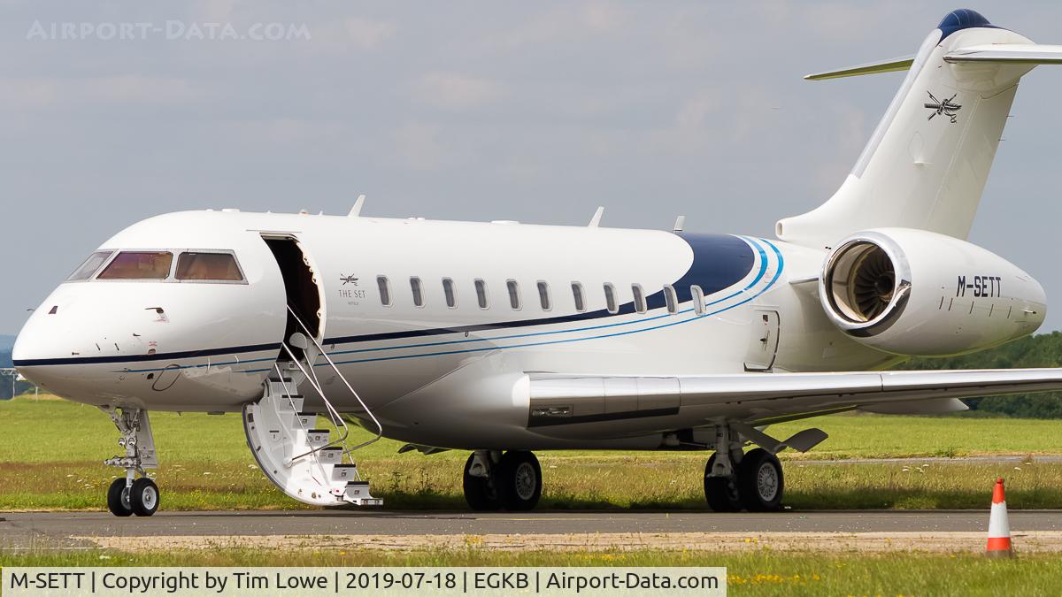 M-SETT, 2016 Bombardier BD-700-1A11 Global Express C/N 9782, Parked on the Signature Apron.