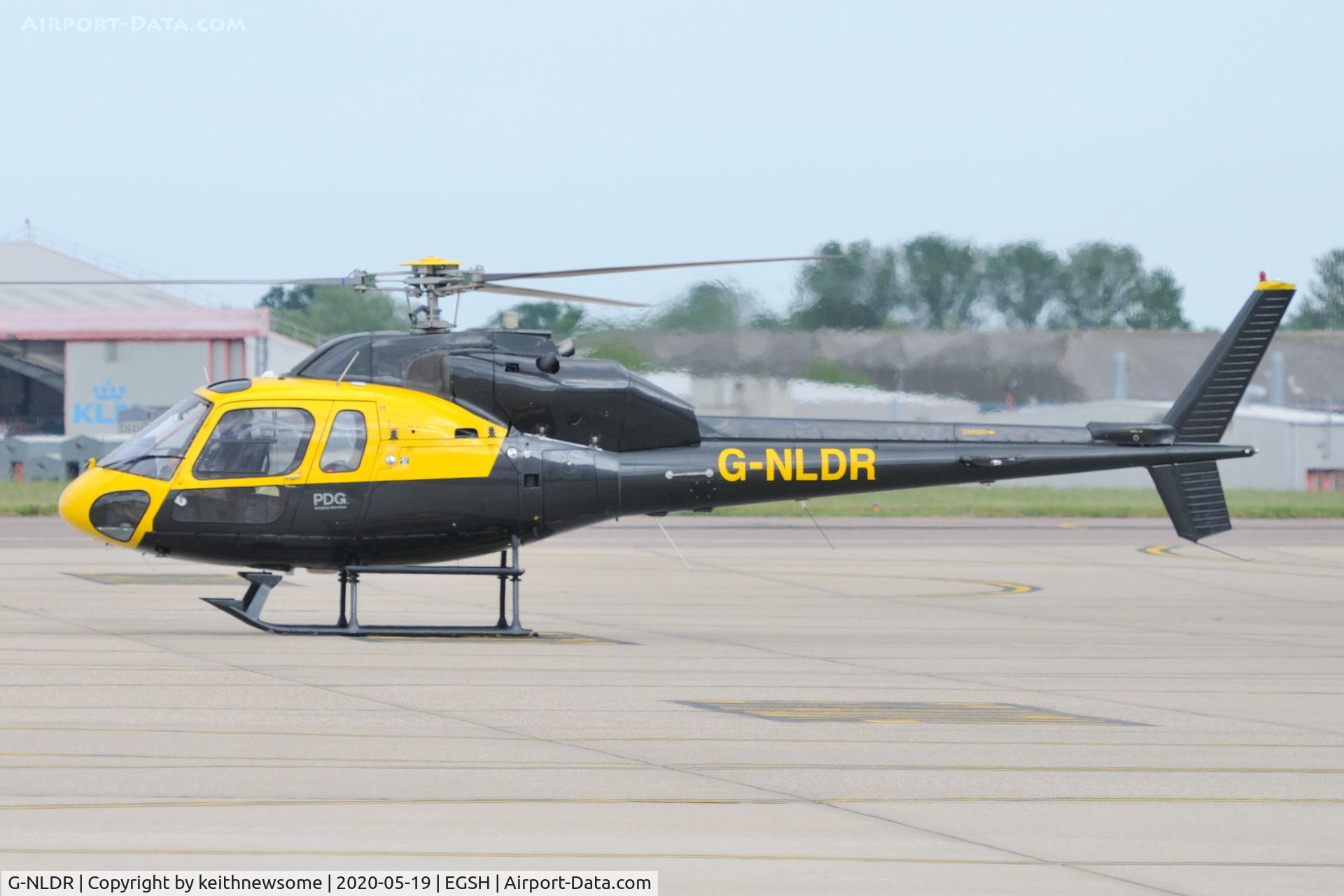 G-NLDR, 1983 Aerospatiale AS-355F-2 Ecureuil 2 C/N 5282, Pipeline 88 awaiting fuel.