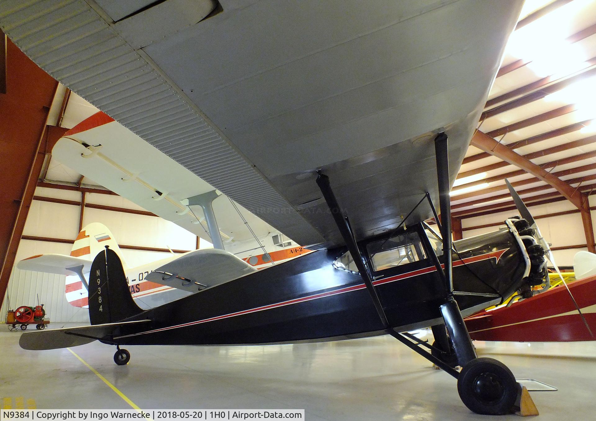 N9384, 1933 Fairchild 24 C8A C/N 2514, Fairchild 24 C8A at the Aircraft Restoration Museum at Creve Coeur airfield, Maryland Heights MO