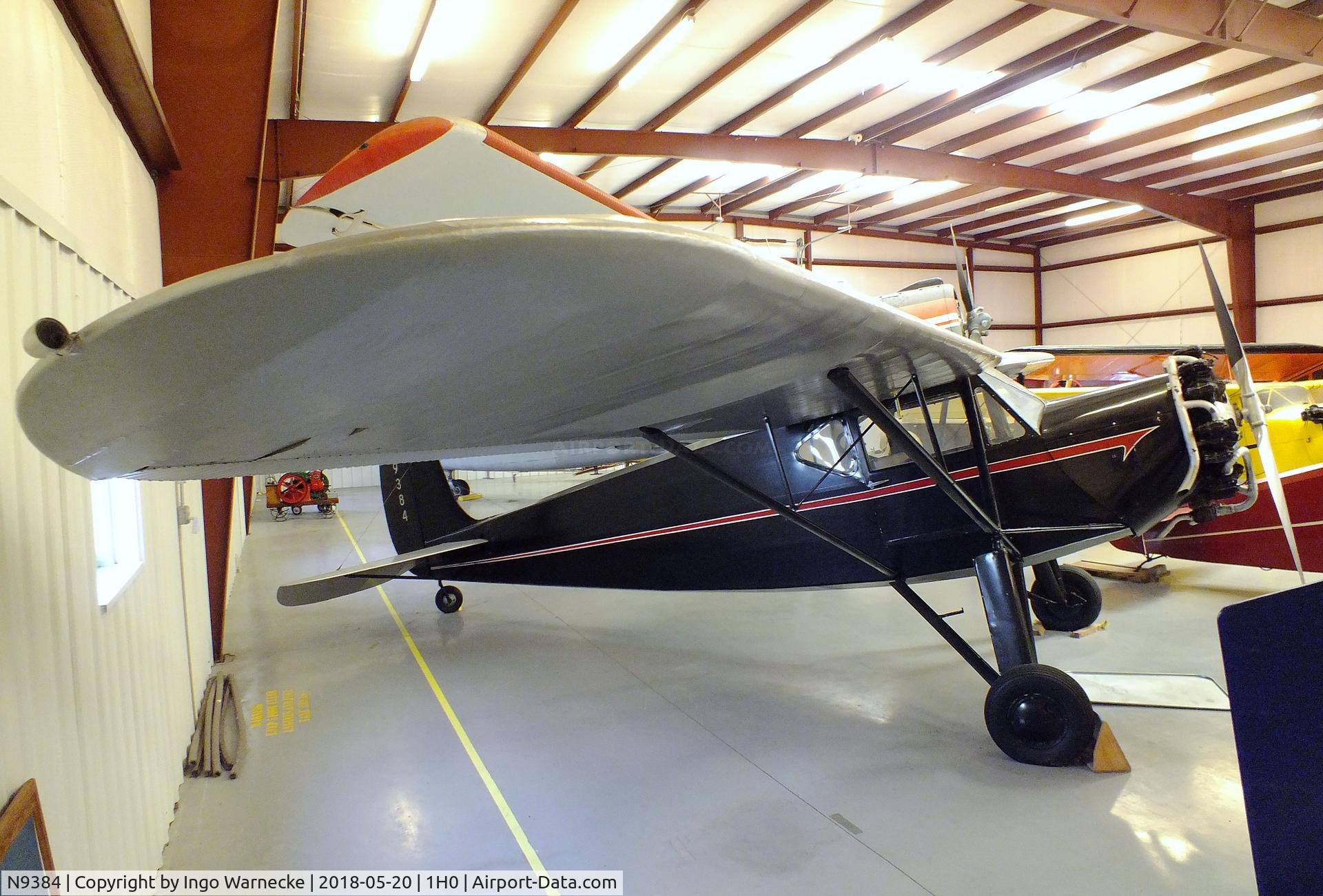 N9384, 1933 Fairchild 24 C8A C/N 2514, Fairchild 24 C8A at the Aircraft Restoration Museum at Creve Coeur airfield, Maryland Heights MO