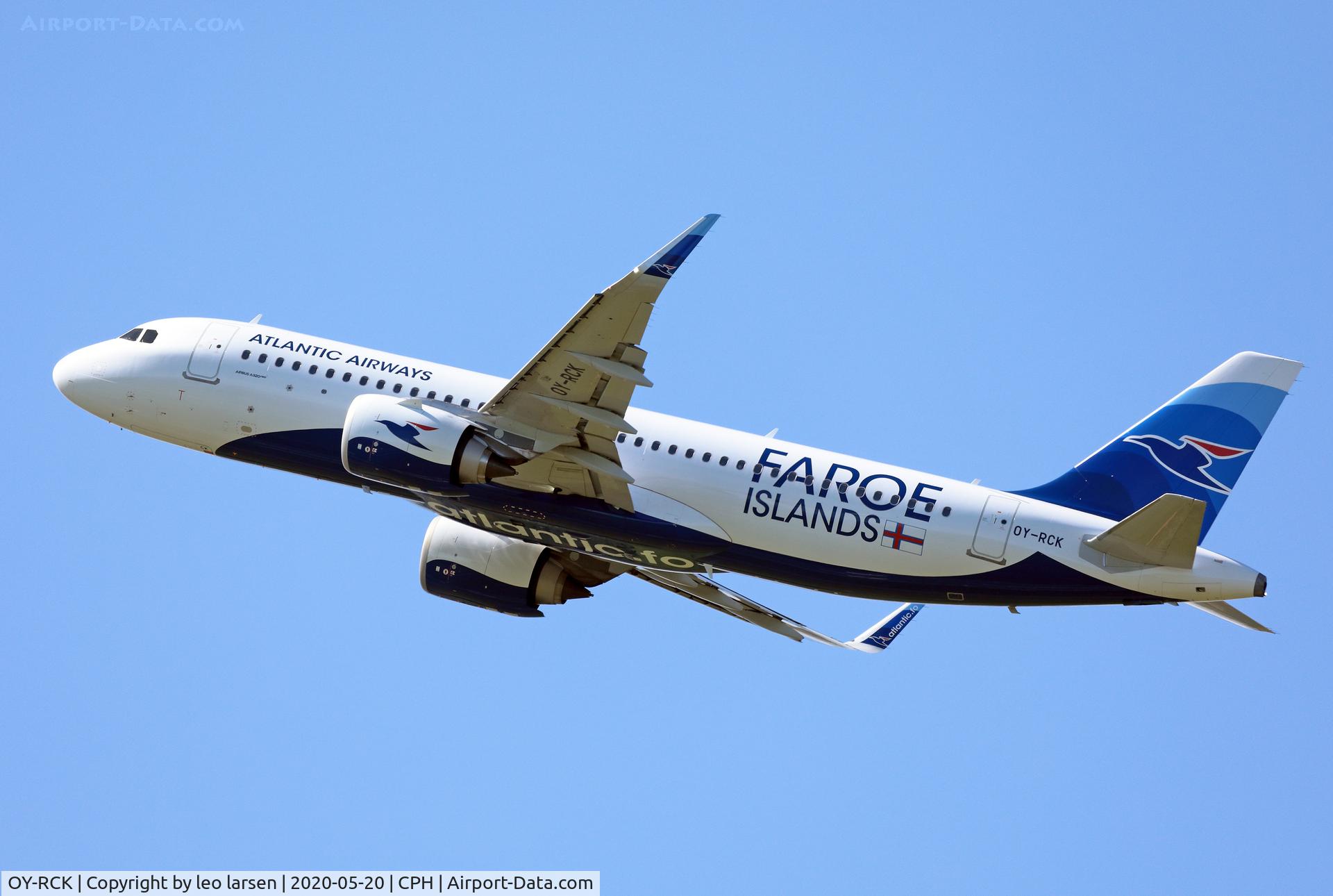 OY-RCK, 2019 Airbus A320-251N C/N 8918, Copenhagen 20.5.2020
