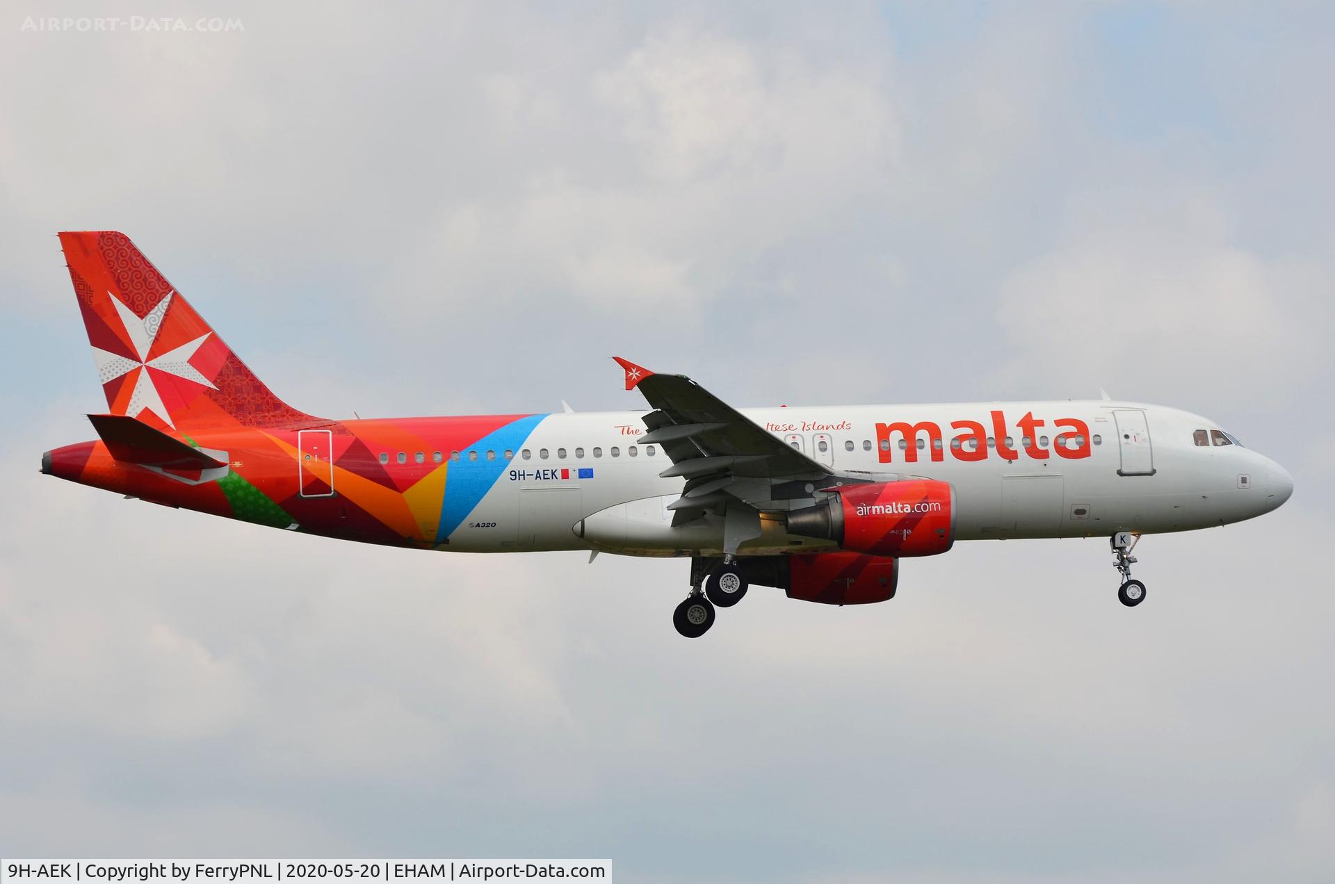 9H-AEK, 2004 Airbus A320-211 C/N 2291, Air Malta A320