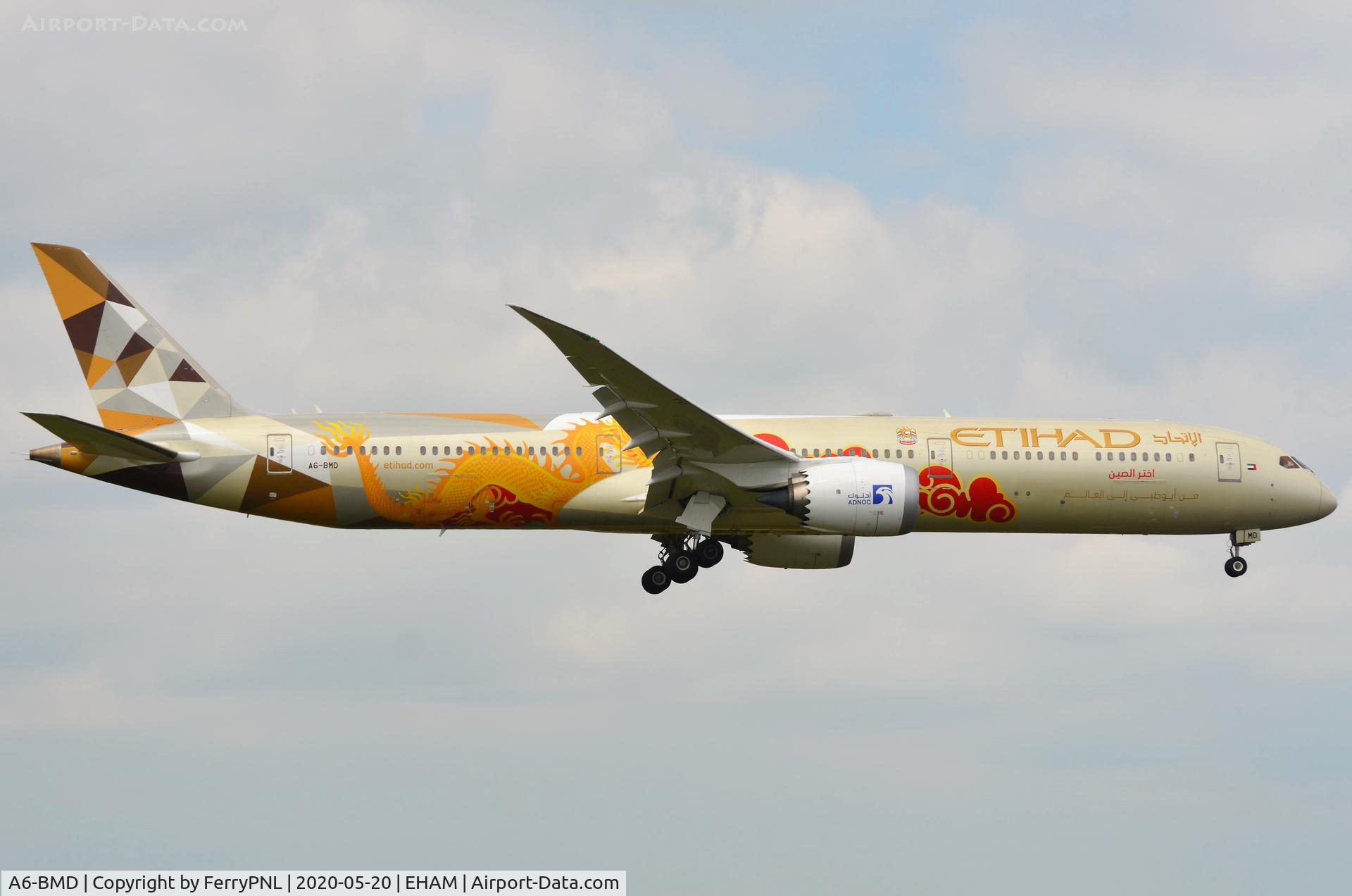 A6-BMD, 2018 Boeing 787-10 Dreamliner Dreamliner C/N 60758, Arrival of Etihad B781