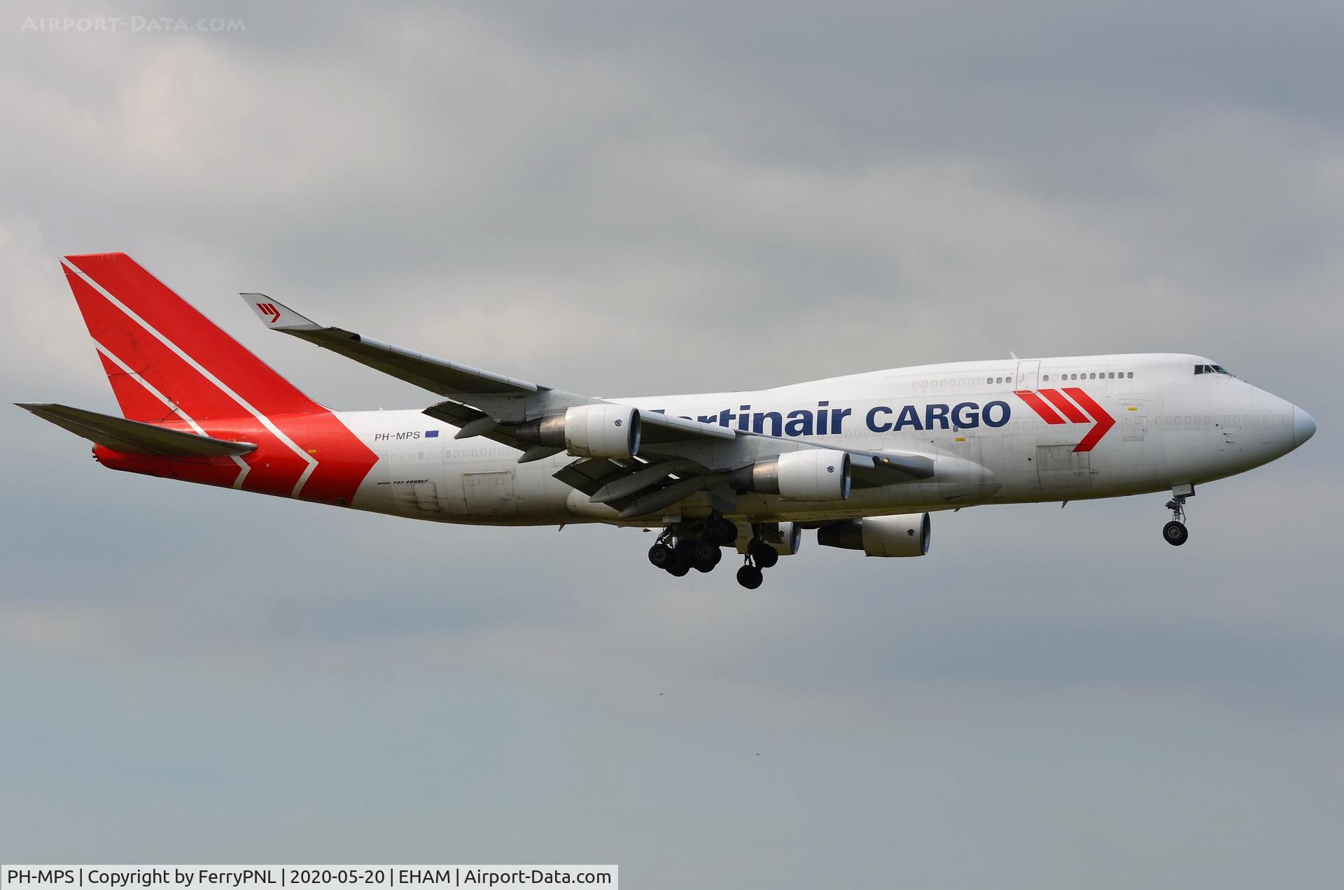 PH-MPS, 1990 Boeing 747-412 C/N 24066, Martinair B744F arriving from MIA