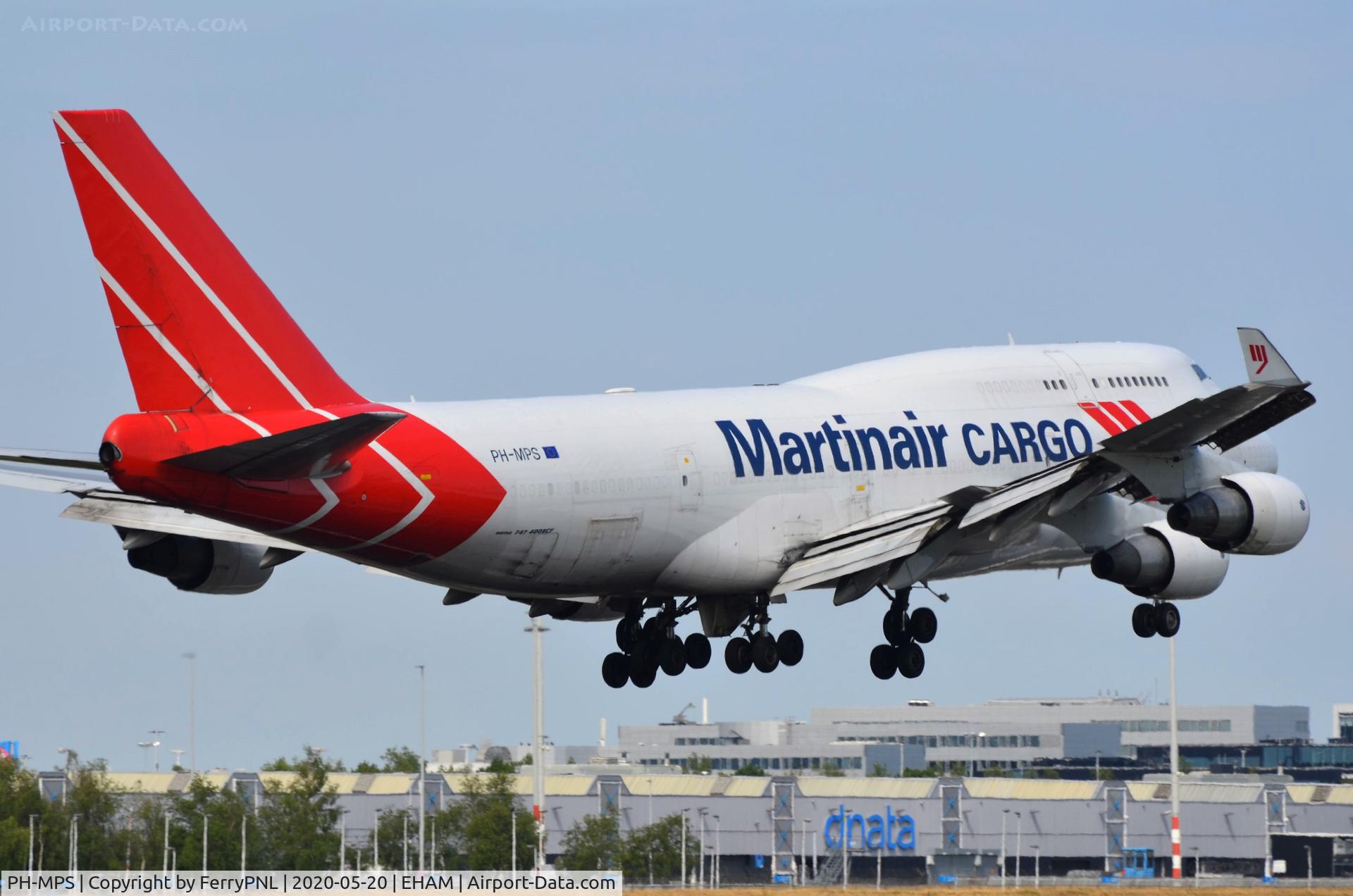 PH-MPS, 1990 Boeing 747-412 C/N 24066, Last remaining Martinair B744 landing in AMS