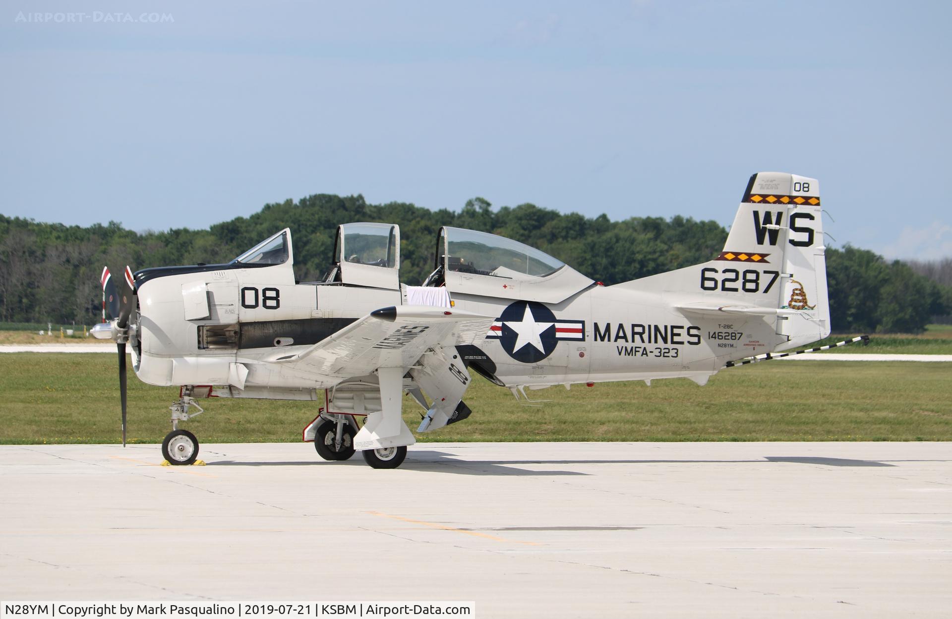 N28YM, 1957 North American T-28C Trojan C/N 252-50, North American T-28C
