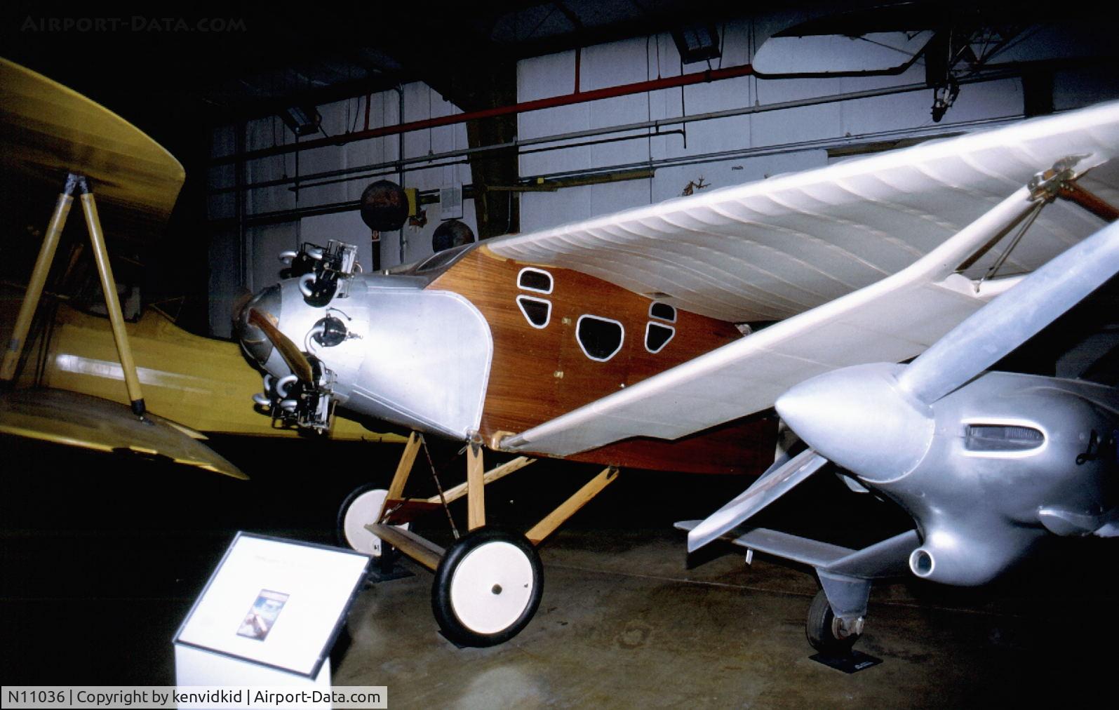 N11036, 1921 Bellanca CF C/N C56, At the National Air & Space Museum's Paul Garber Restoration Facility.