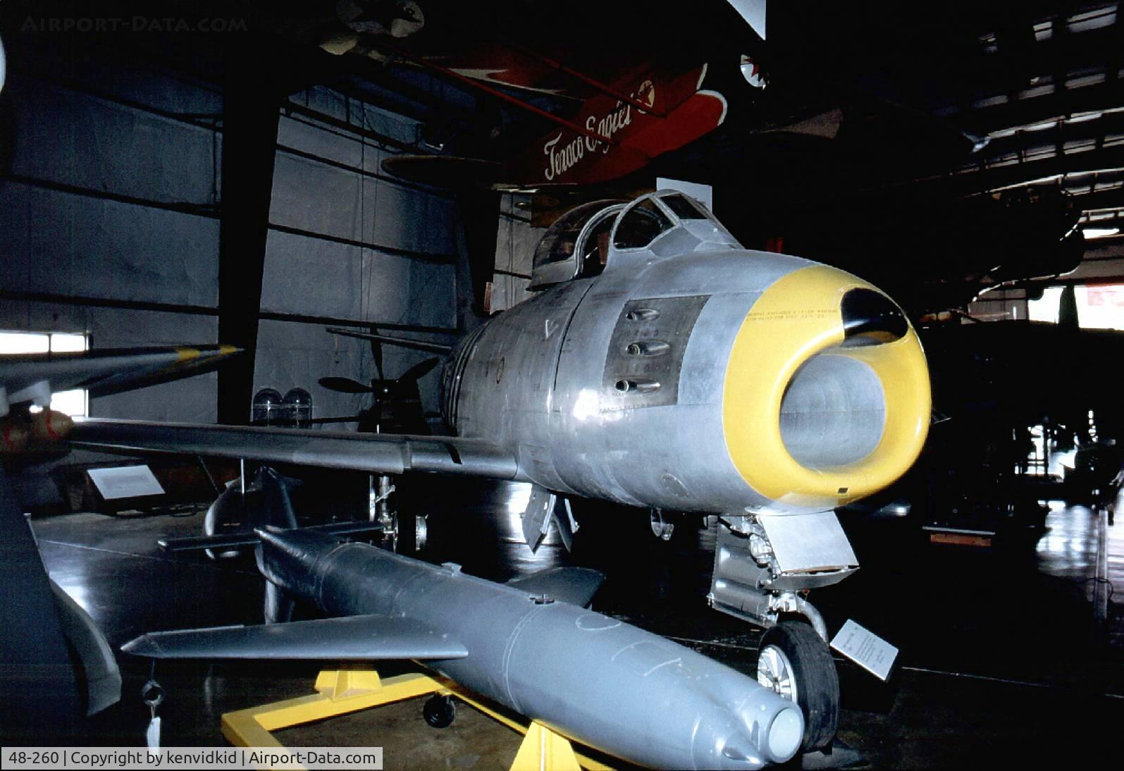 48-260, 1948 North American F-86A-5-NA Sabre C/N 151-43629, At the National Air & Space Museum's Paul Garber Restoration Facility.