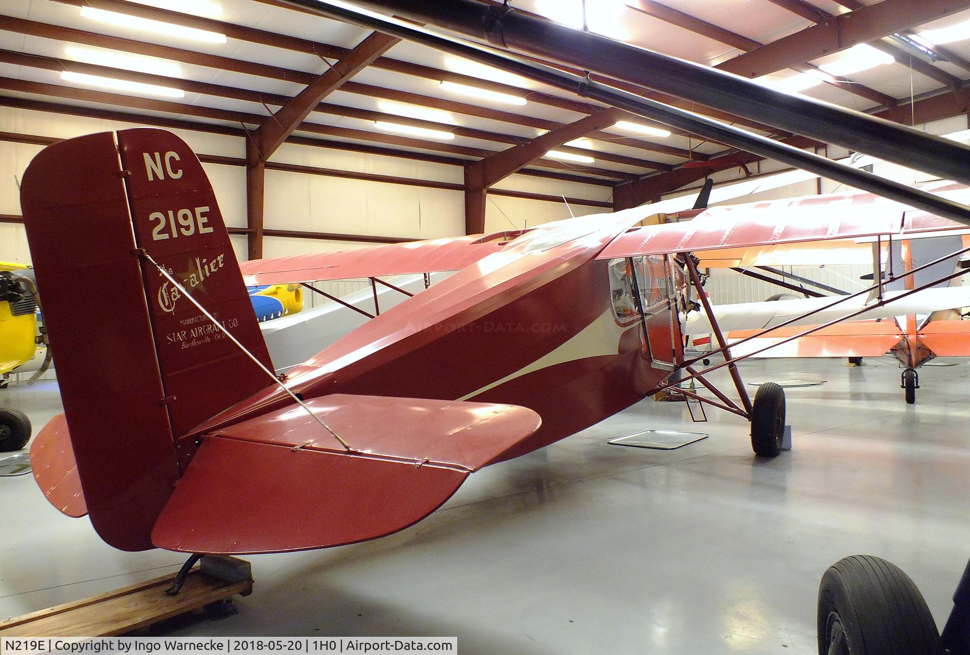 N219E, 1930 Star CAVALIER E C/N 126, Star Cavalier E at the Aircraft Restoration Museum at Creve Coeur airfield, Maryland Heights MO