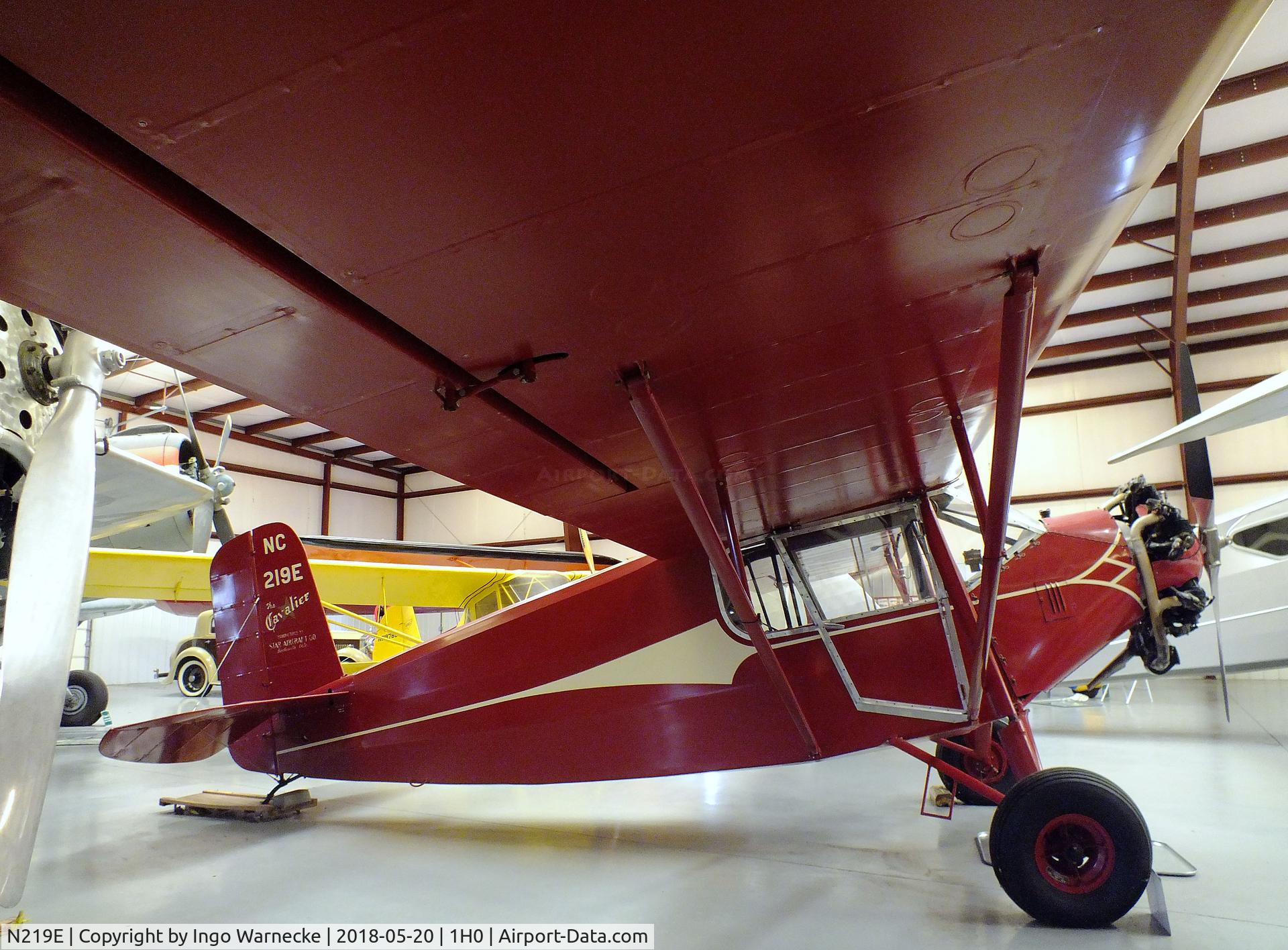 N219E, 1930 Star CAVALIER E C/N 126, Star Cavalier E at the Aircraft Restoration Museum at Creve Coeur airfield, Maryland Heights MO