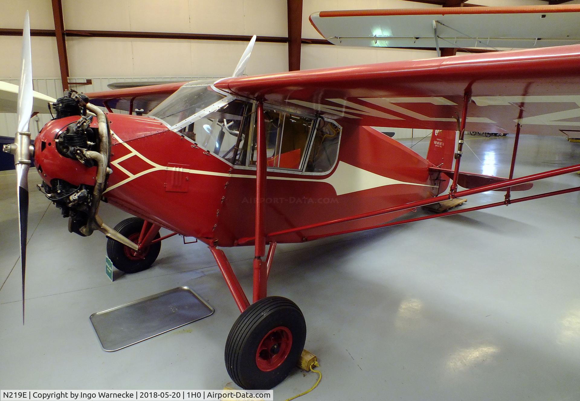 N219E, 1930 Star CAVALIER E C/N 126, Star Cavalier E at the Aircraft Restoration Museum at Creve Coeur airfield, Maryland Heights MO