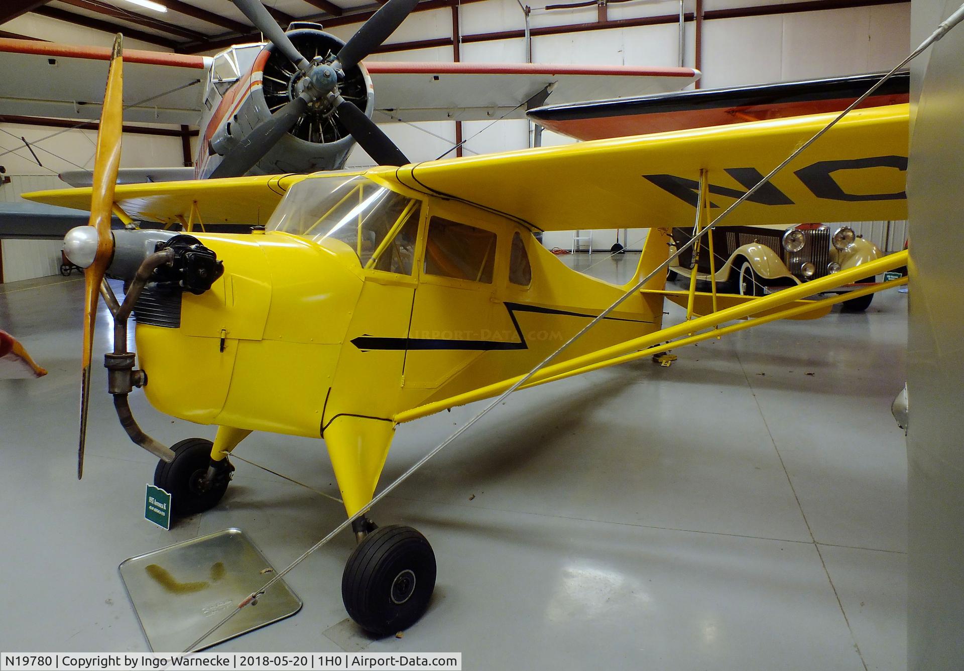 N19780, 1937 Aeronca K C/N 265, Aeronca K at the Aircraft Restoration Museum at Creve Coeur airfield, Maryland Heights MO