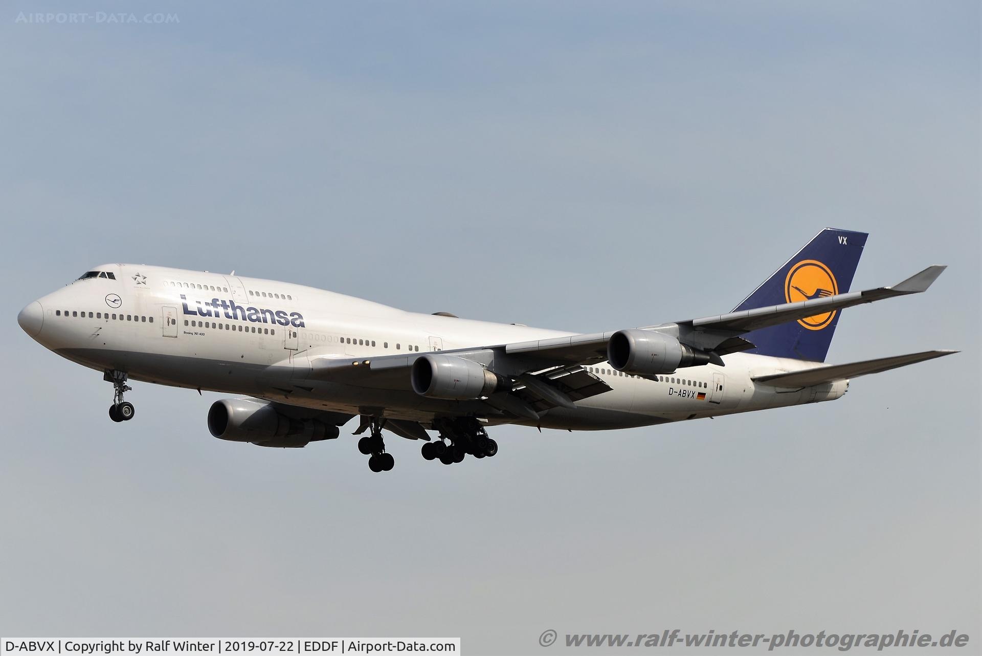 D-ABVX, 1999 Boeing 747-430 C/N 29868, Boeing 747-430 - LH DLH Lufthansa 'Schleswig-Holstein' - 28868 - D-ABVX - 22.07.2019 - FRA
