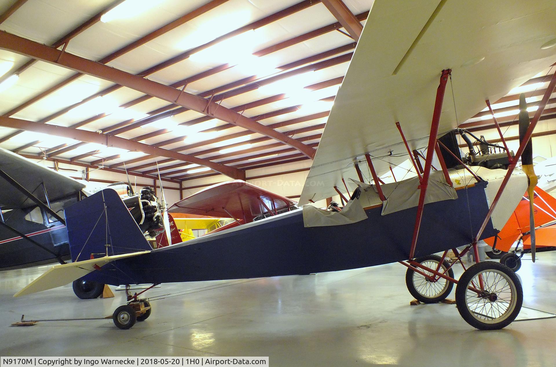 N9170M, 1996 Pietenpol Air Camper C/N 001 (N9170M), Pietenpol (Bryant, D E) Air Camper at the Aircraft Restoration Museum at Creve Coeur airfield, Maryland Heights MO