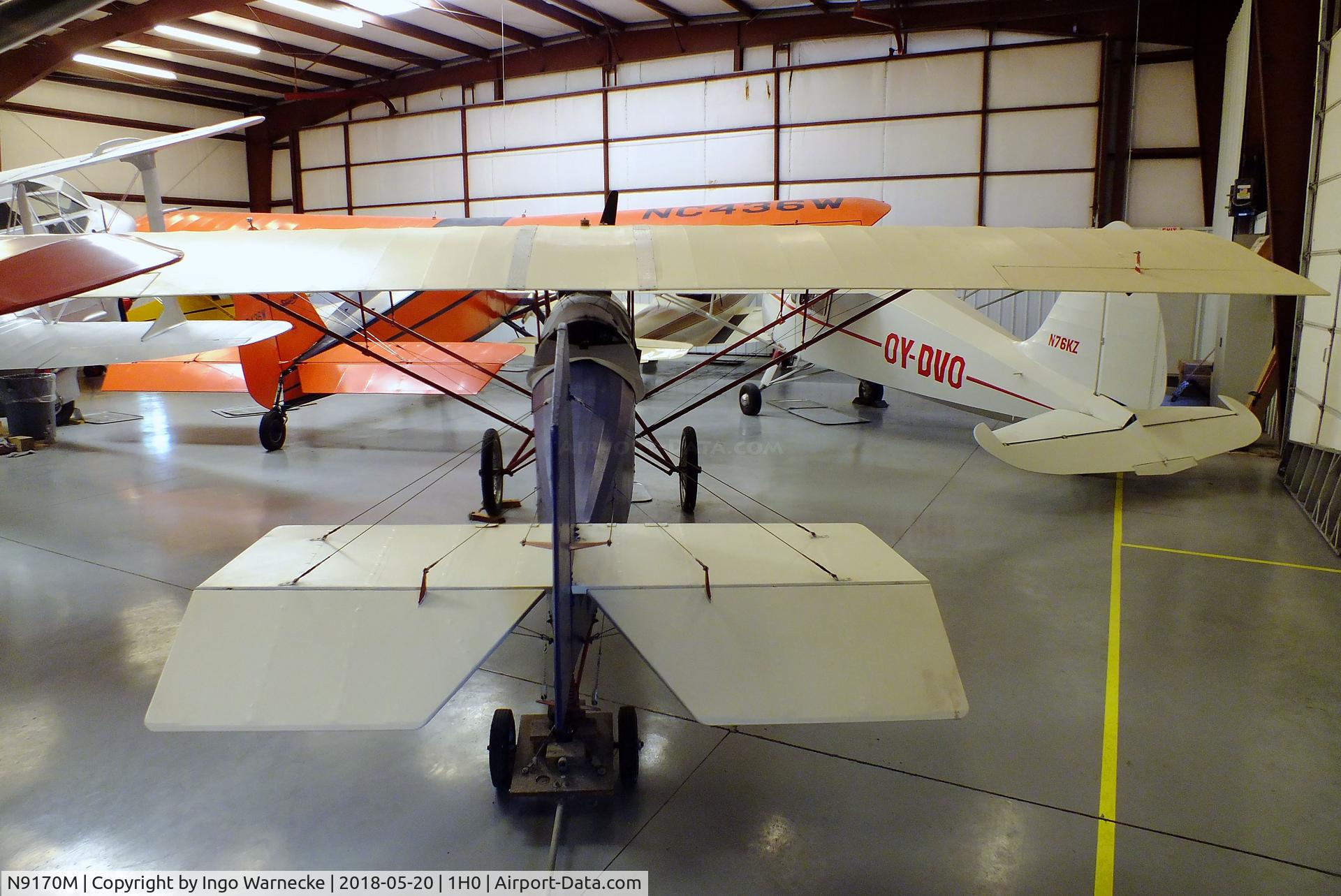 N9170M, 1996 Pietenpol Air Camper C/N 001 (N9170M), Pietenpol (Bryant, D E) Air Camper at the Aircraft Restoration Museum at Creve Coeur airfield, Maryland Heights MO