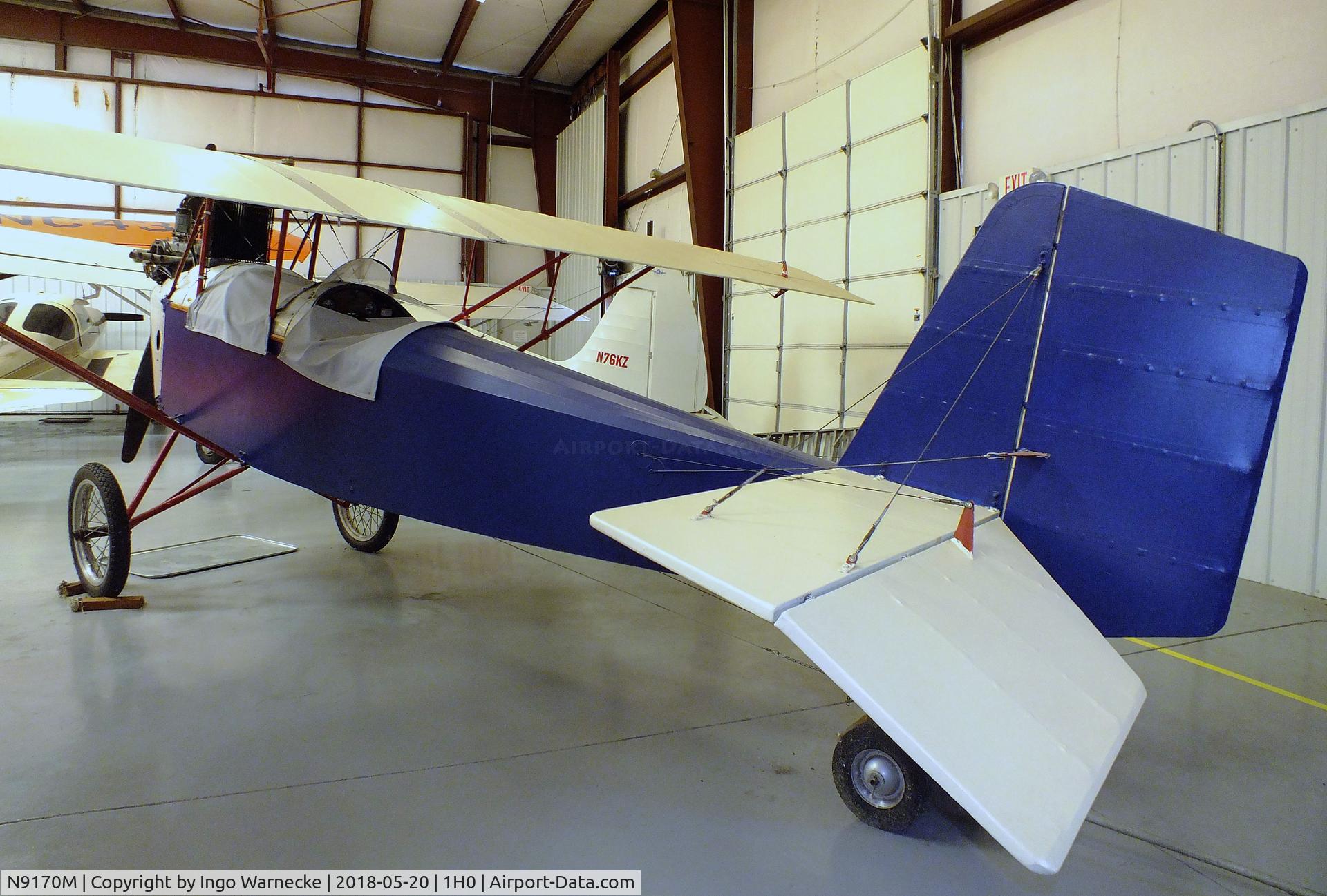 N9170M, 1996 Pietenpol Air Camper C/N 001 (N9170M), Pietenpol (Bryant, D E) Air Camper at the Aircraft Restoration Museum at Creve Coeur airfield, Maryland Heights MO