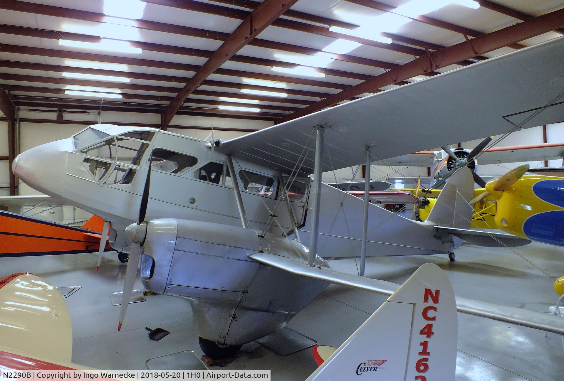N2290B, 1941 De Havilland DH-89A Dragon Rapide C/N 6588, De Havilland D.H.89 Dragon Rapide at the Aircraft Restoration Museum at Creve Coeur airfield, Maryland Heights MO     