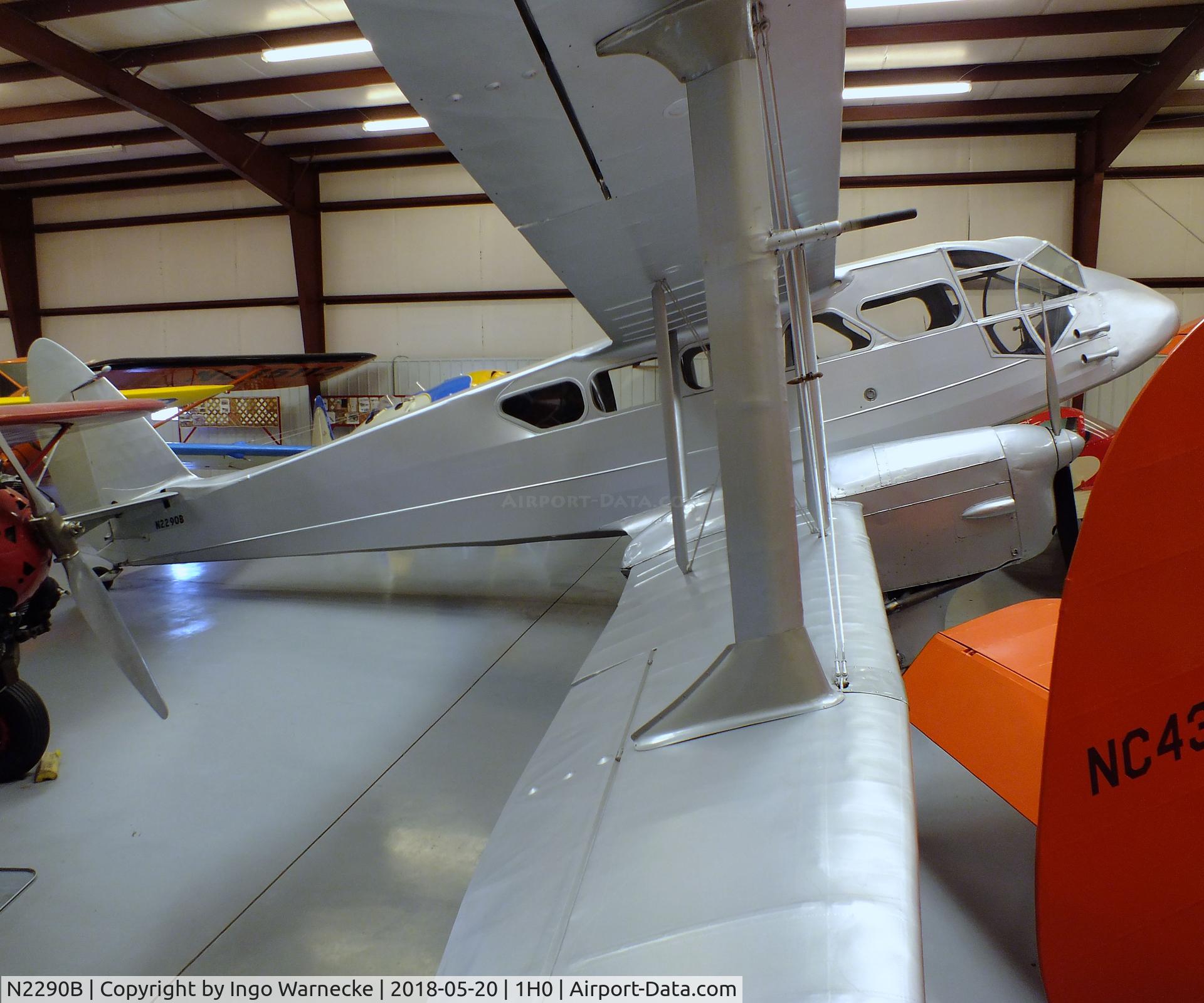 N2290B, 1941 De Havilland DH-89A Dragon Rapide C/N 6588, De Havilland D.H.89 Dragon Rapide at the Aircraft Restoration Museum at Creve Coeur airfield, Maryland Heights MO