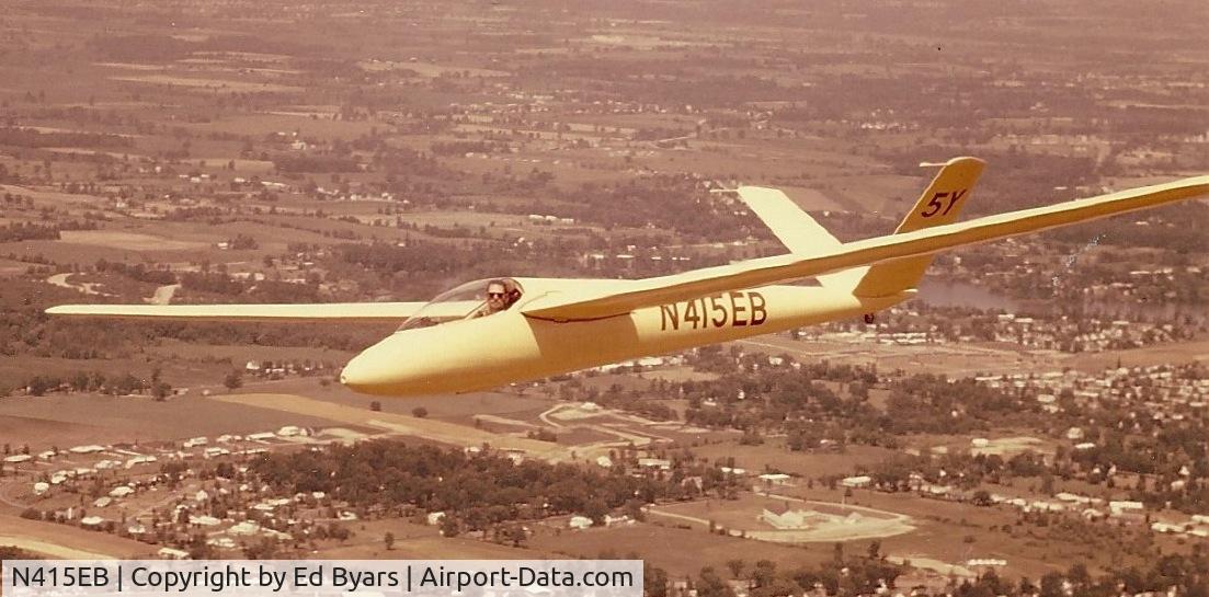 N415EB, 1965 Schempp-Hirth SH-1 C/N 59, Circa 1966