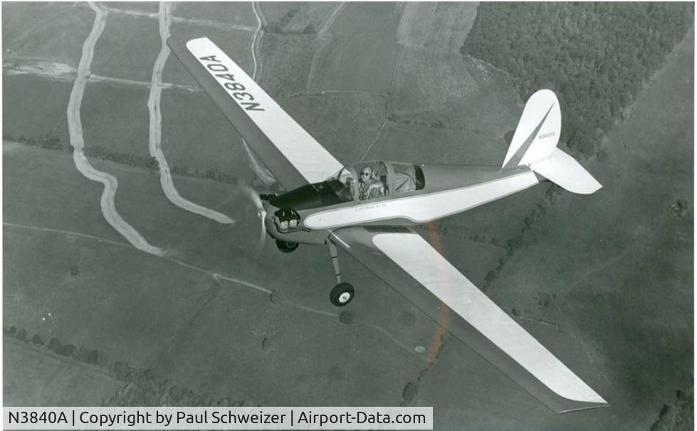 N3840A, Schweizer 1-30 C/N 1, Circa 1950