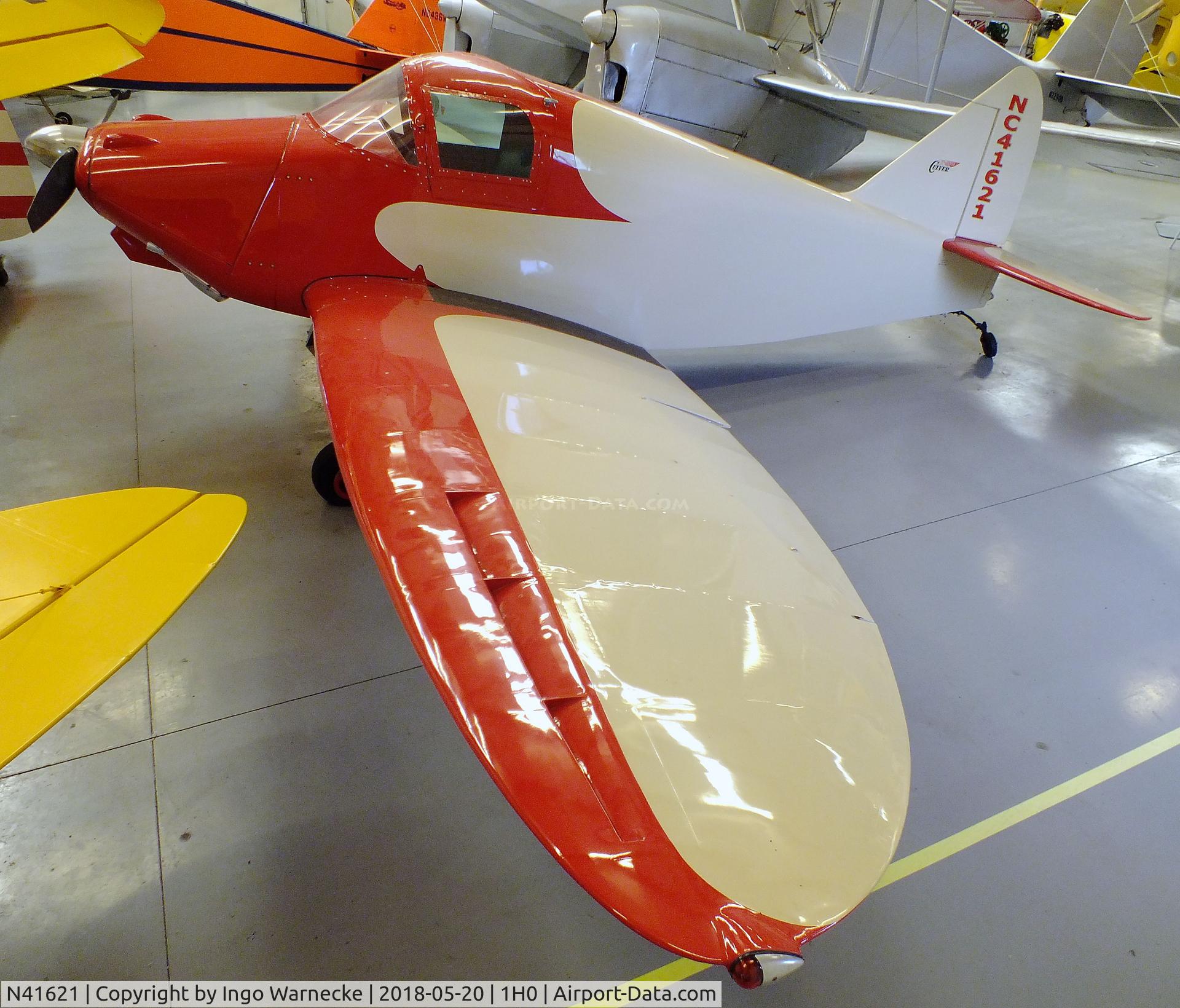 N41621, 1941 Culver LCA C/N 380, Culver Cadet LCA at the Aircraft Restoration Museum at Creve Coeur airfield, Maryland Heights MO