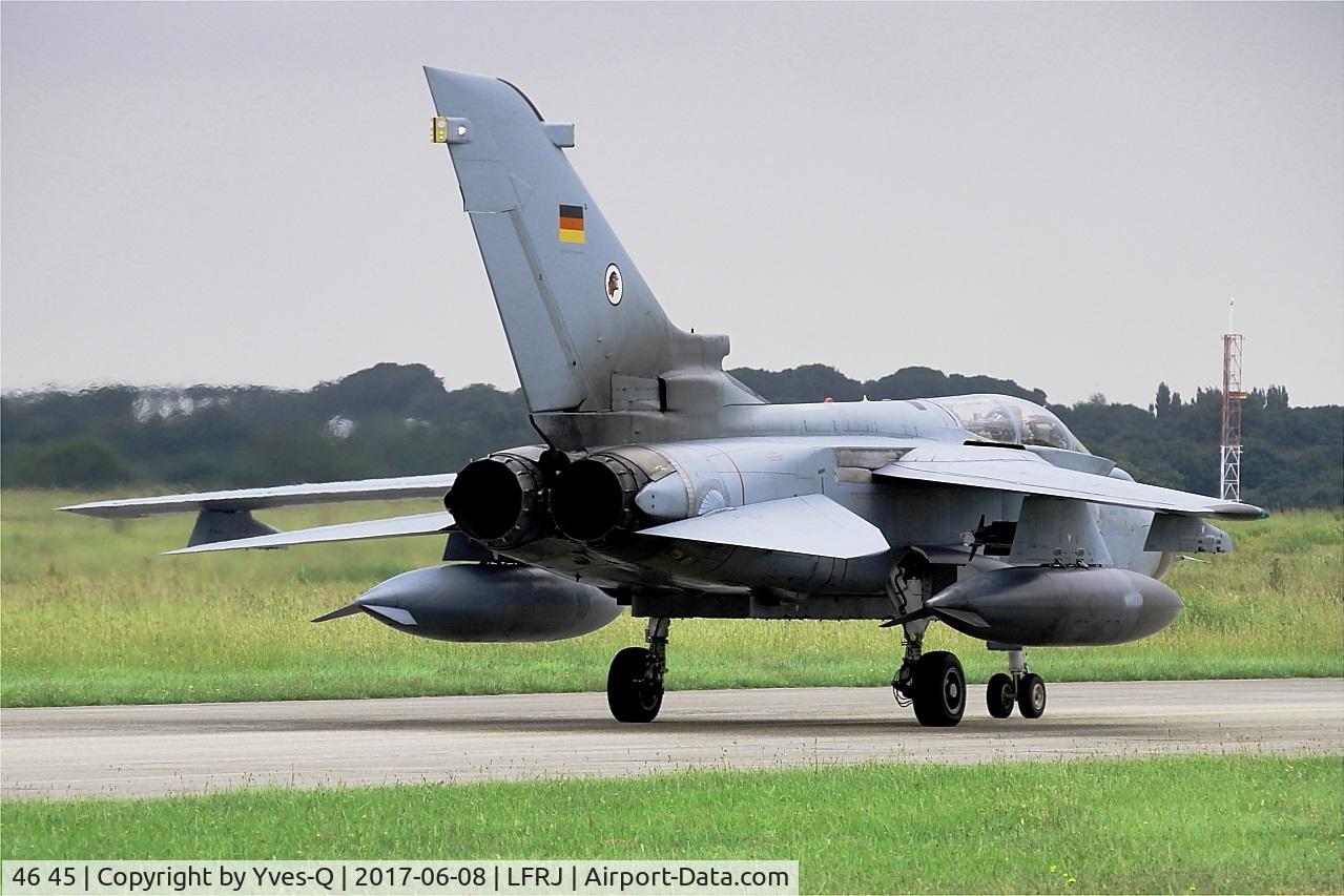 46 45, Panavia Tornado ECR C/N 873/GS278/4345, Panavia Tornado ECR, Taxiing to flight line, Landivisiau Naval Air Base (LFRJ) Tiger Meet 2017