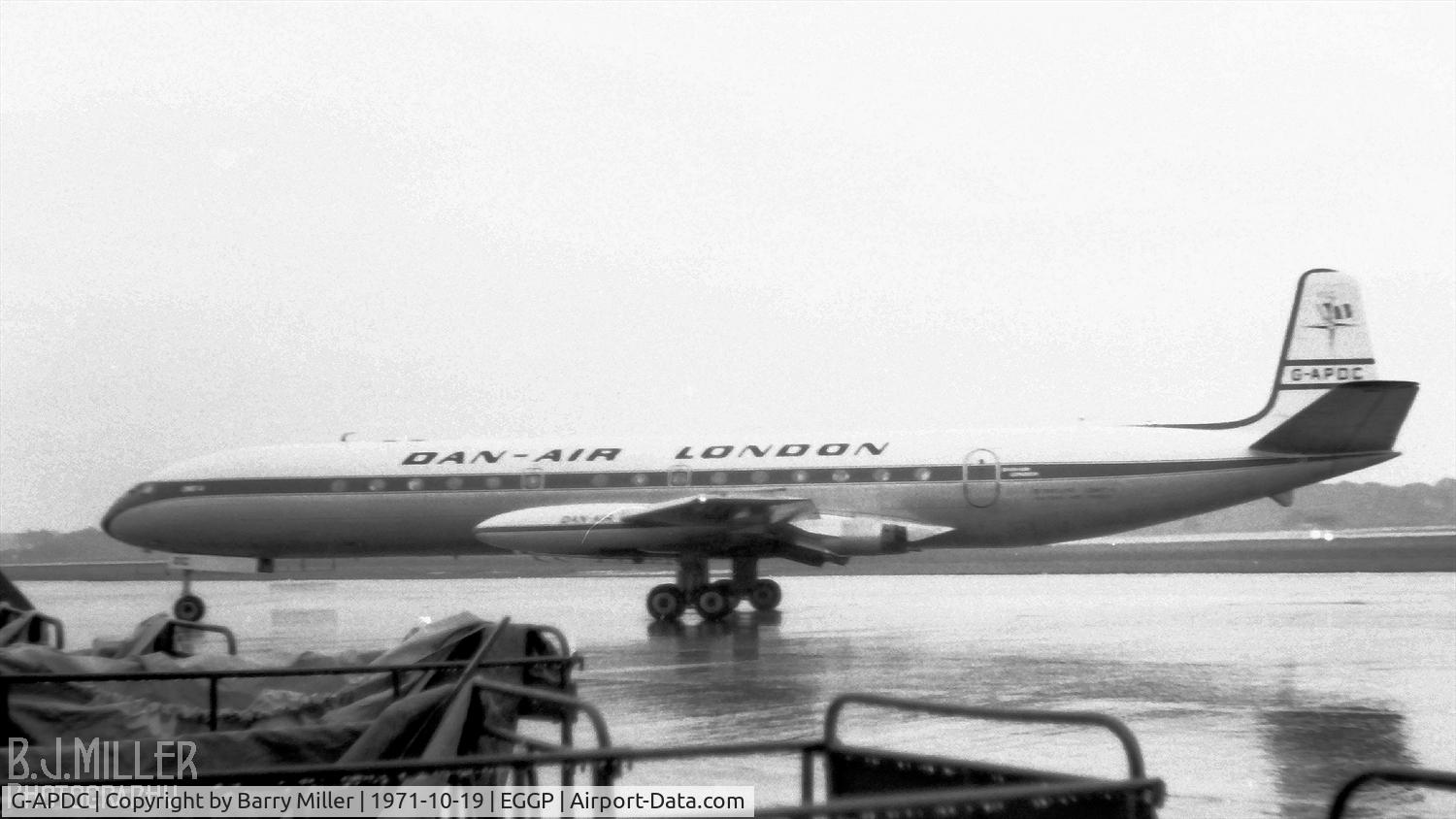 G-APDC, 1958 De Havilland DH.106 Comet 4 C/N 6404, Photographed a Liverpool Speke (now John Lennon) Airport