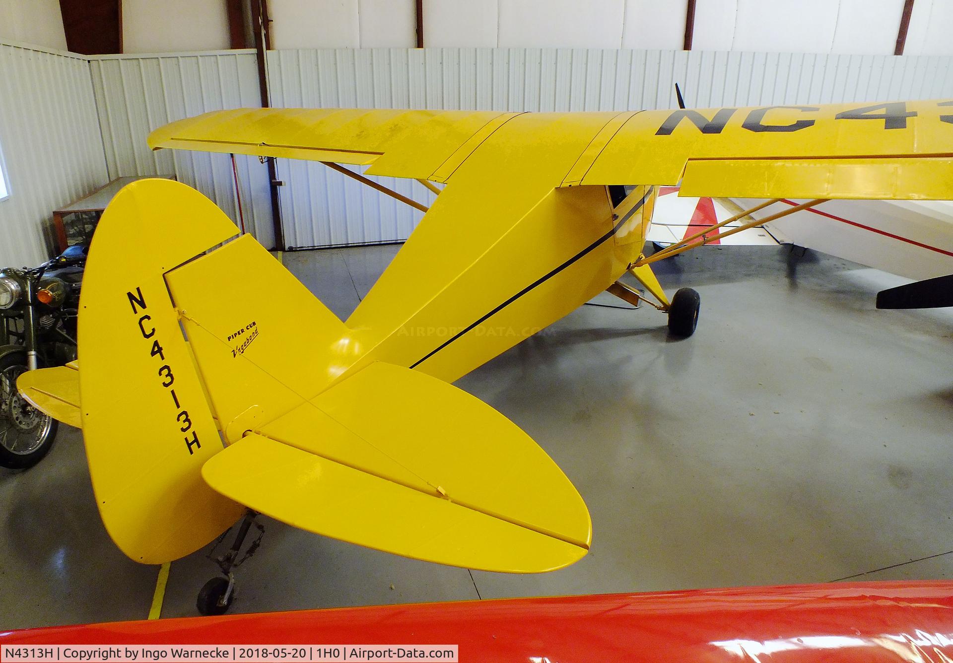 N4313H, 1948 Piper PA-15 Vagabond C/N 15-97, Piper PA-15 Vagabond at the Aircraft Restoration Museum at Creve Coeur airfield, Maryland Heights MO