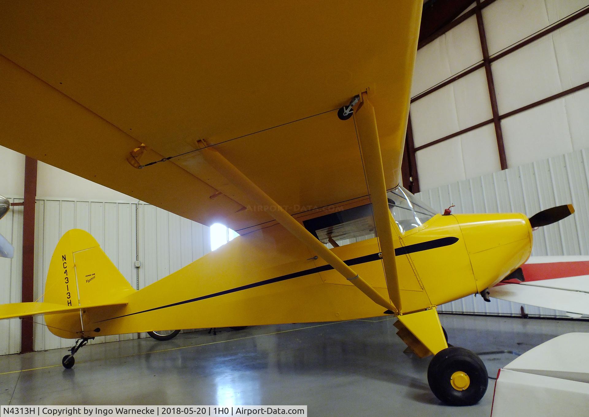 N4313H, 1948 Piper PA-15 Vagabond C/N 15-97, Piper PA-15 Vagabond at the Aircraft Restoration Museum at Creve Coeur airfield, Maryland Heights MO