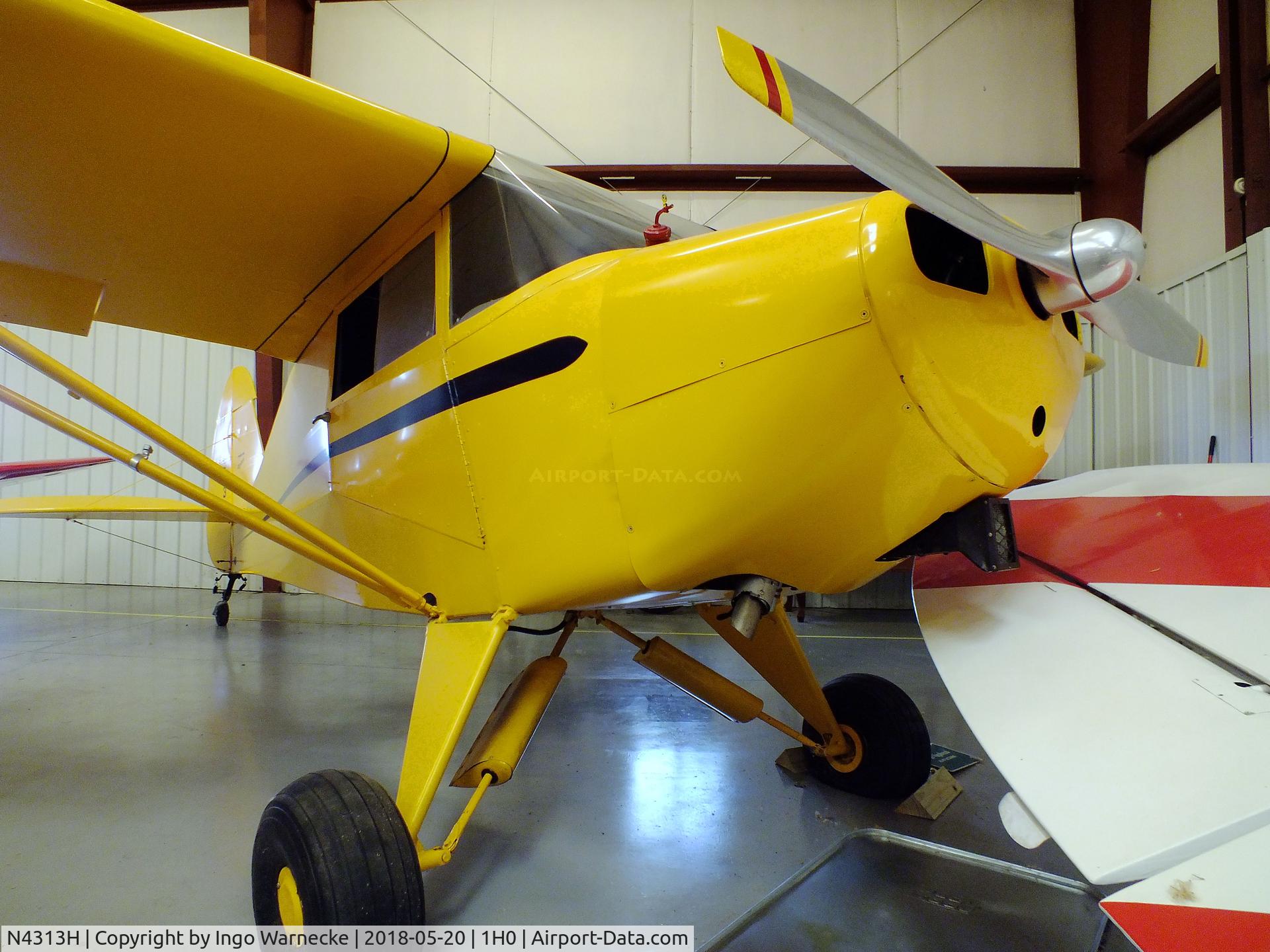 N4313H, 1948 Piper PA-15 Vagabond C/N 15-97, Piper PA-15 Vagabond at the Aircraft Restoration Museum at Creve Coeur airfield, Maryland Heights MO