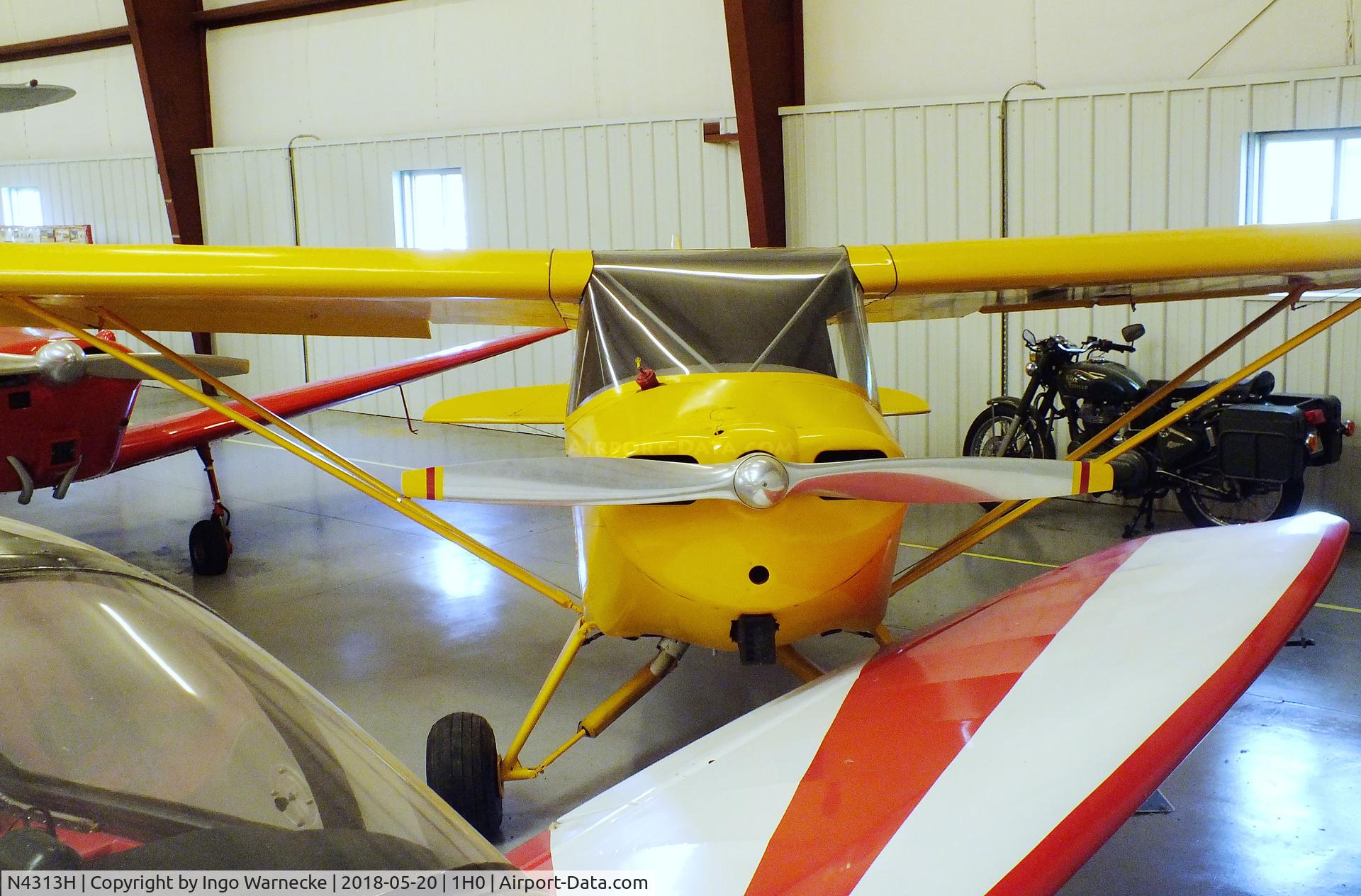 N4313H, 1948 Piper PA-15 Vagabond C/N 15-97, Piper PA-15 Vagabond at the Aircraft Restoration Museum at Creve Coeur airfield, Maryland Heights MO