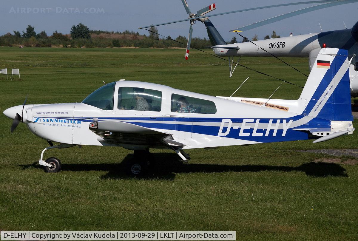 D-ELHY, 1979 Grumman American AA-5B Tiger C/N AA5B-0975, Built 1979; base Uetersen (EDHE); ex G-BLHP, OO-RTH, (OO-HRR)